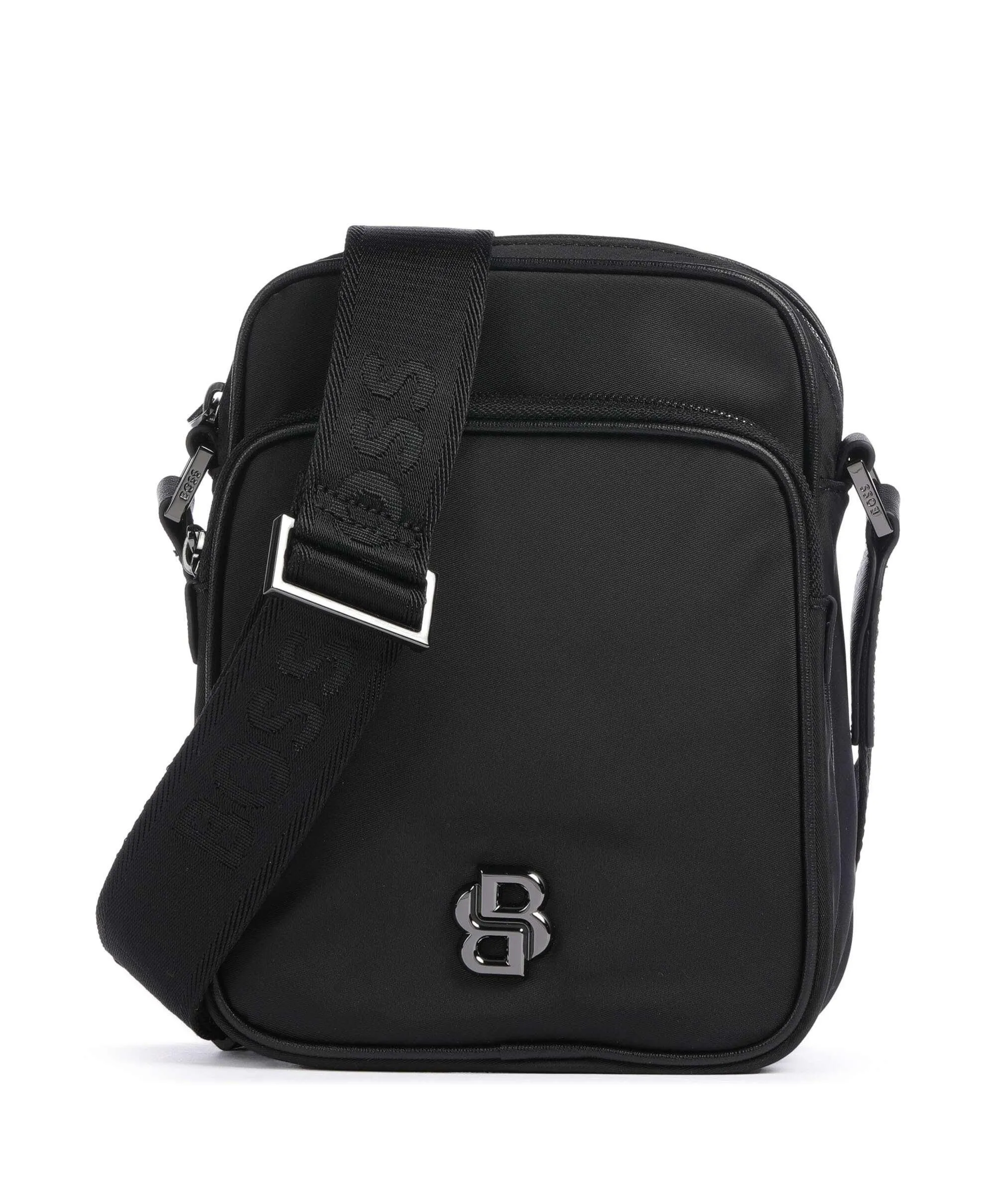 BOSS B Icon Nylon Crossbody Bag in Black