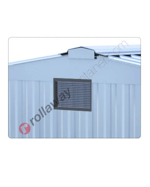 Box in lamiera zincata altezza pareti 2110 mm con porta basculante