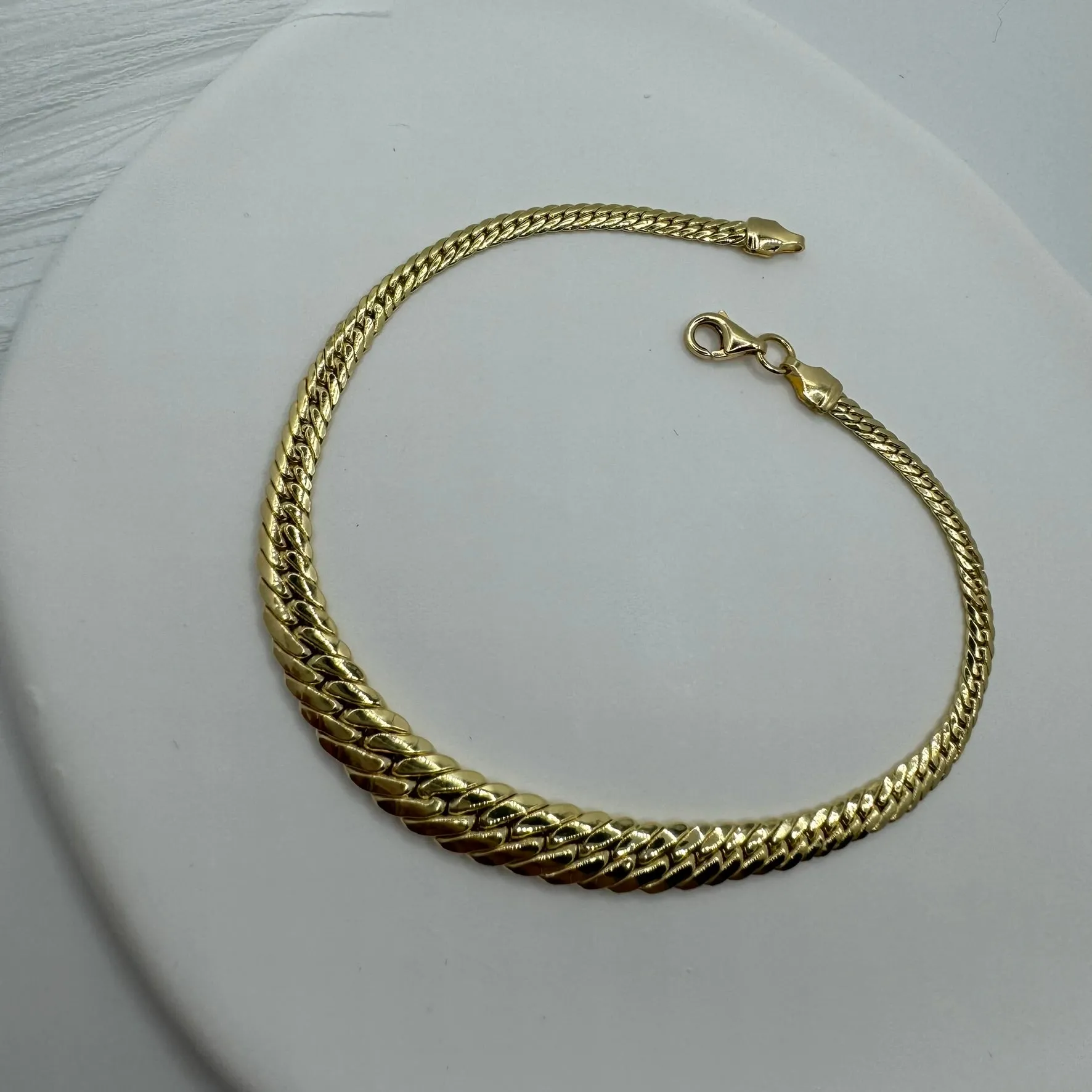 Bracciale groumette degradè oro