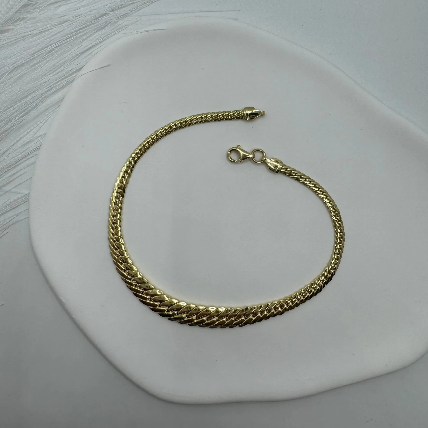 Bracciale groumette degradè oro