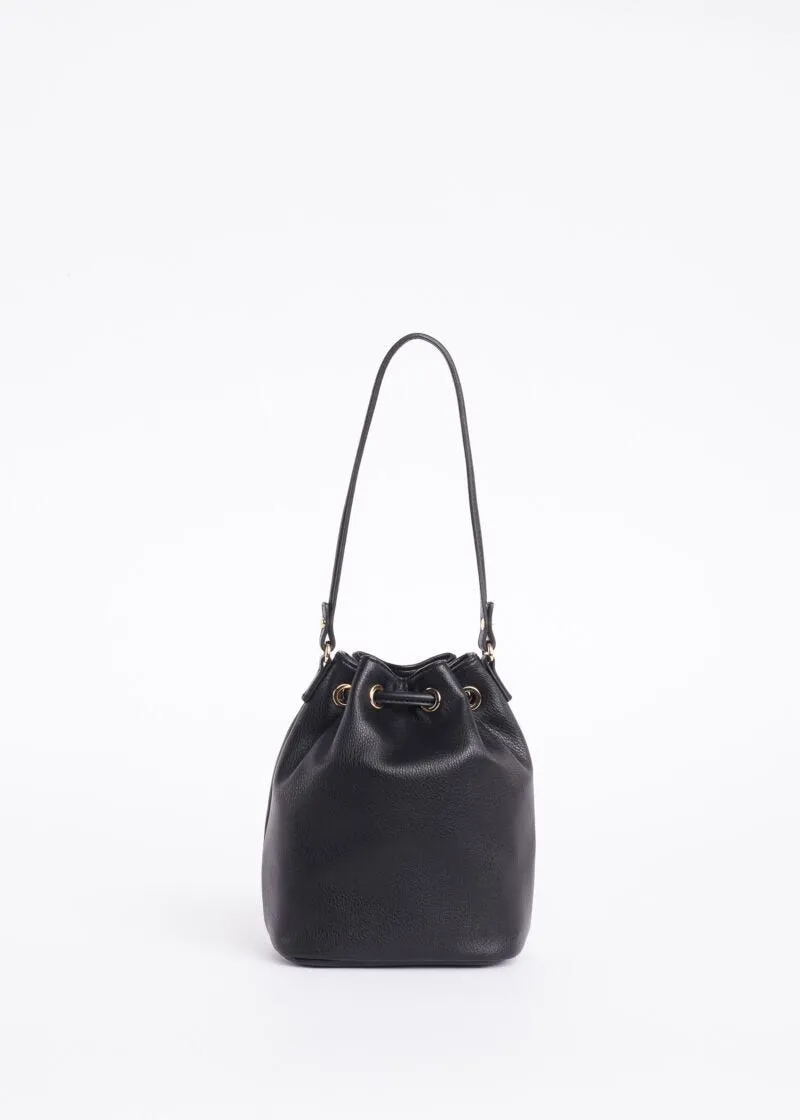 Bucket bag with studs