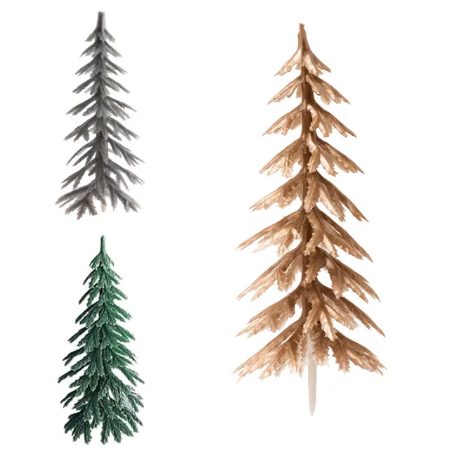 Christmas Tree Shaped Cake Topper 8.5 cm - Dekora - Pack of 144