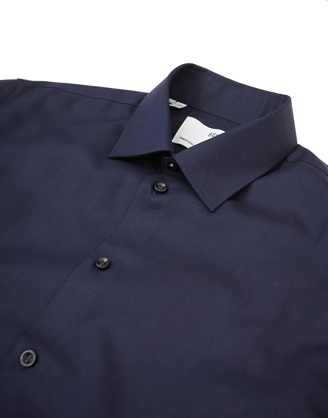 Camicia a maniche lunghe Ethan Blu