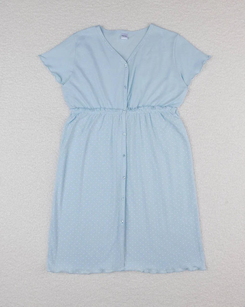             Camicia da notte azzurra premaman        