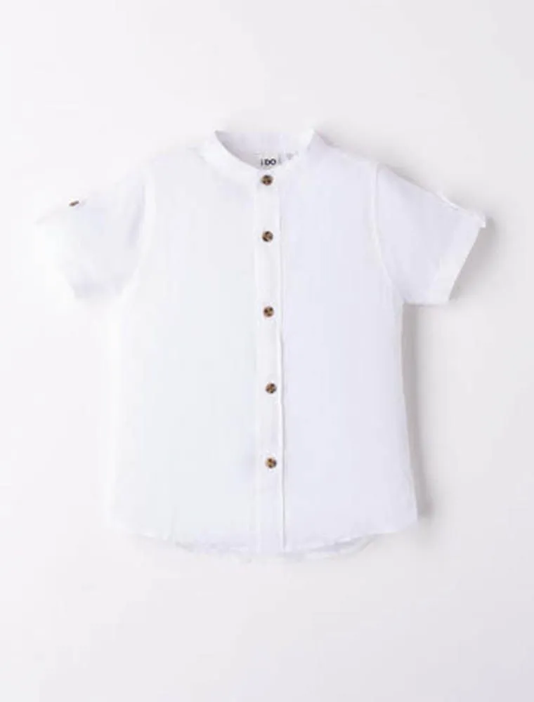 Camicia Manica Corta I Do - Bianco
