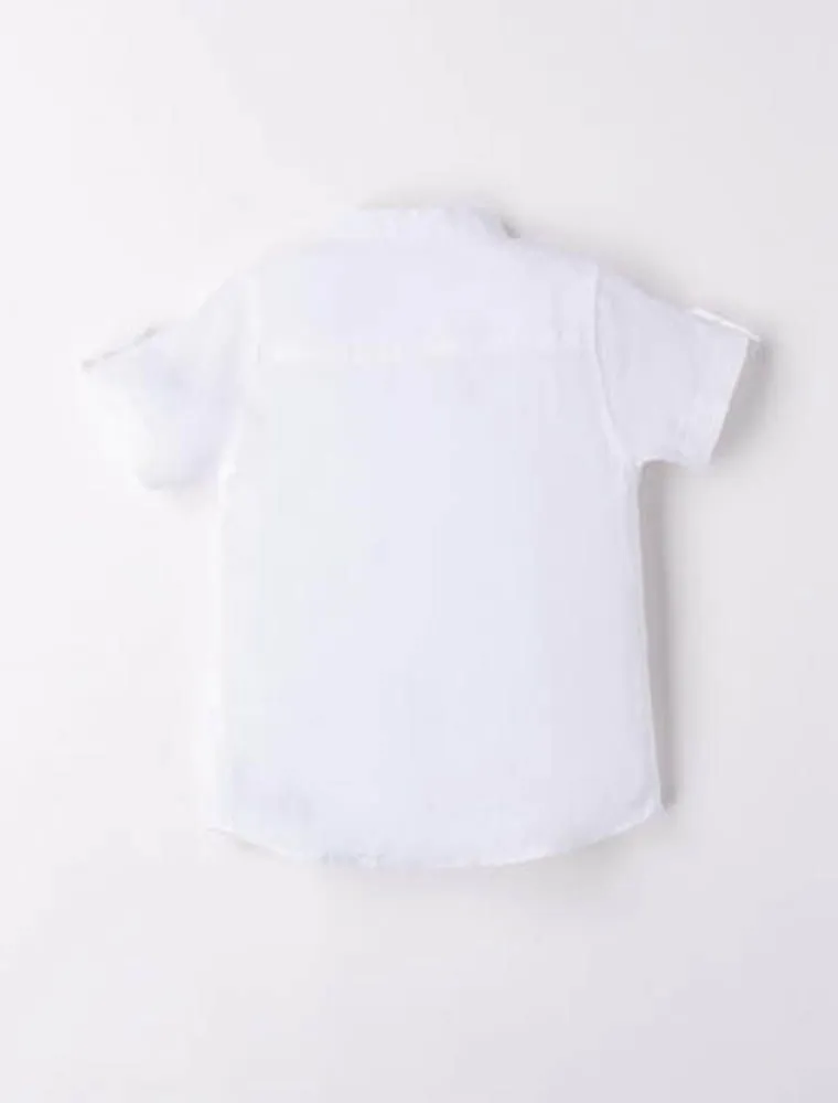 Camicia Manica Corta I Do - Bianco
