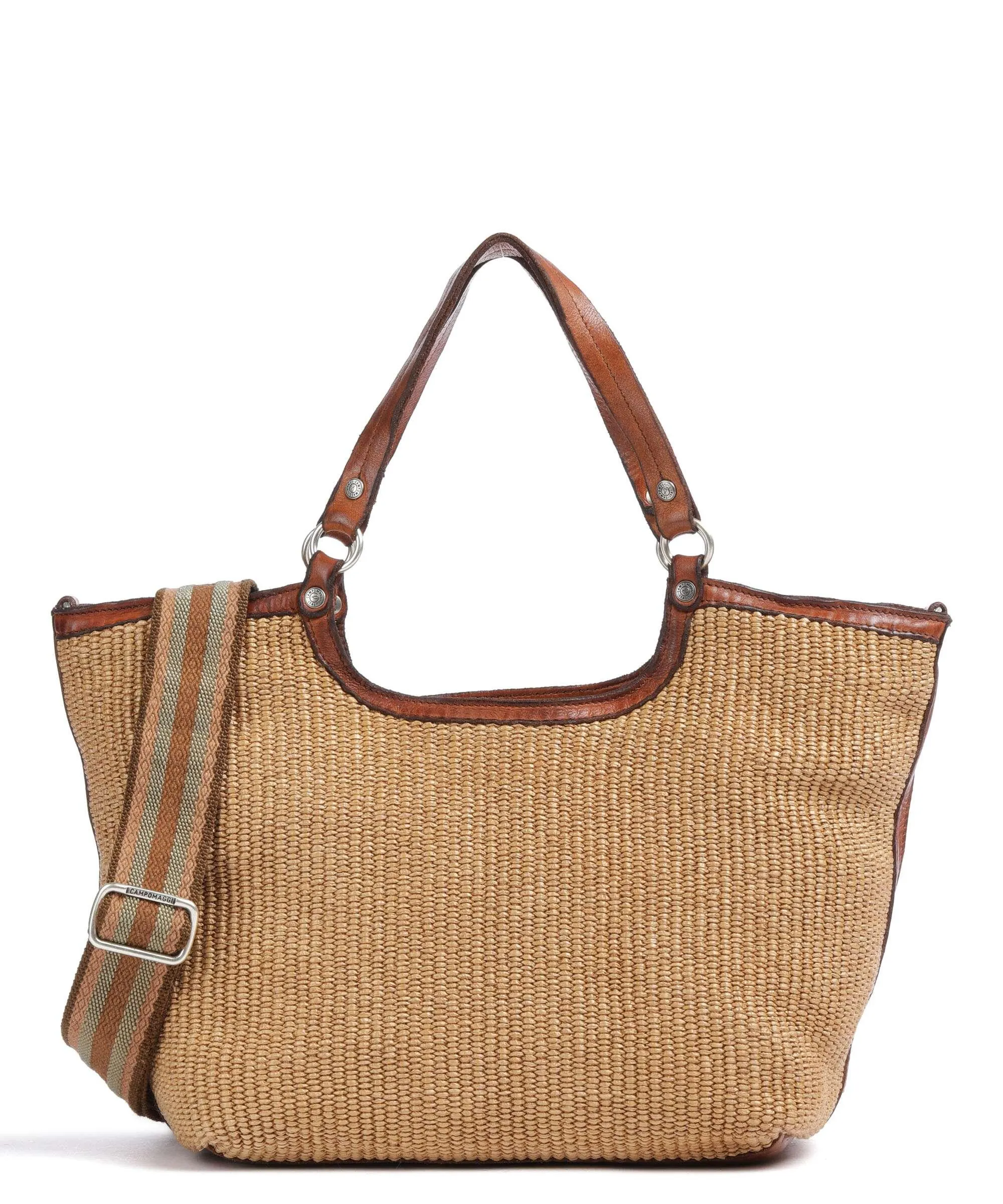 Campomaggi Brown Leather Shopper Bag