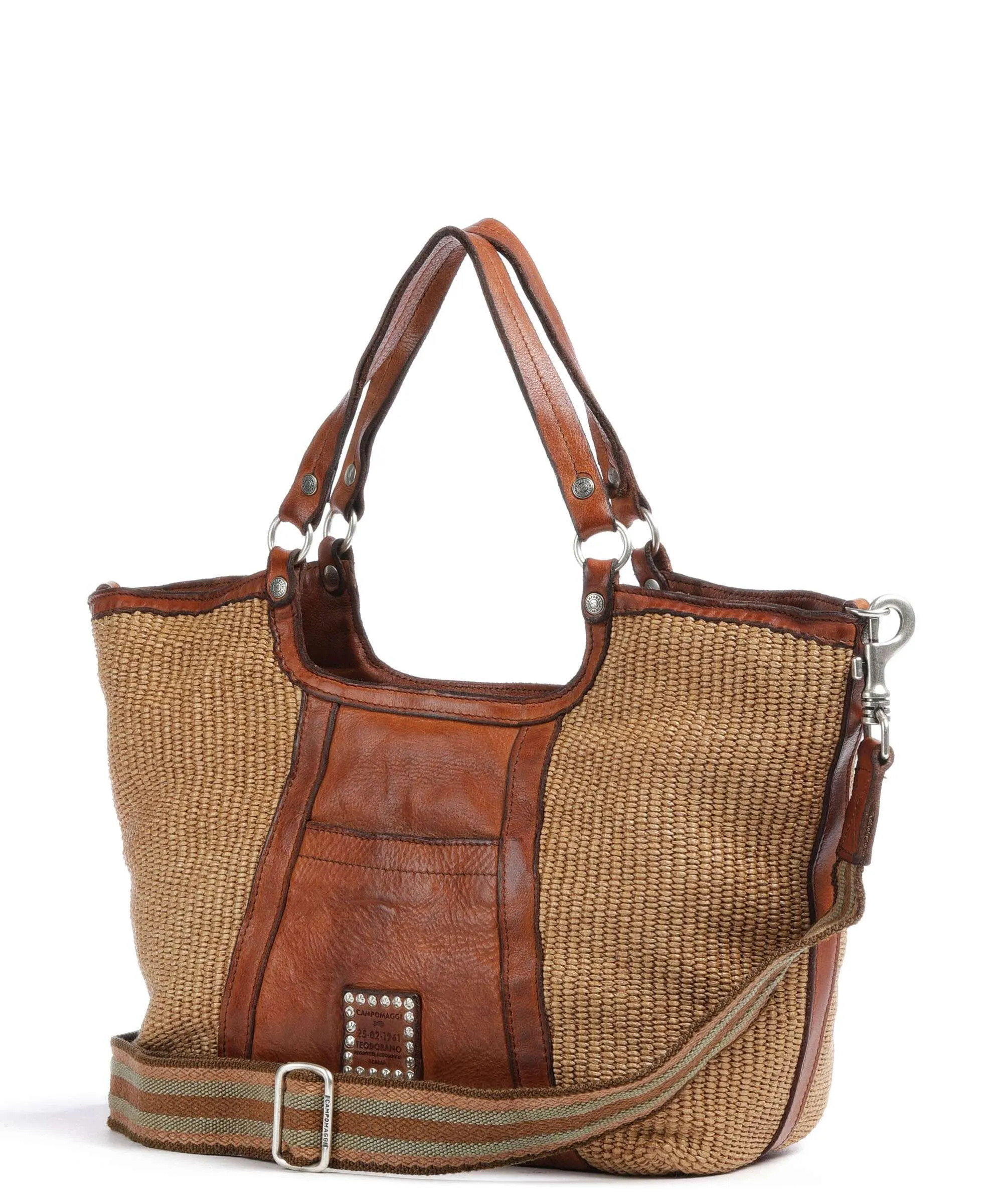 Campomaggi Brown Leather Shopper Bag
