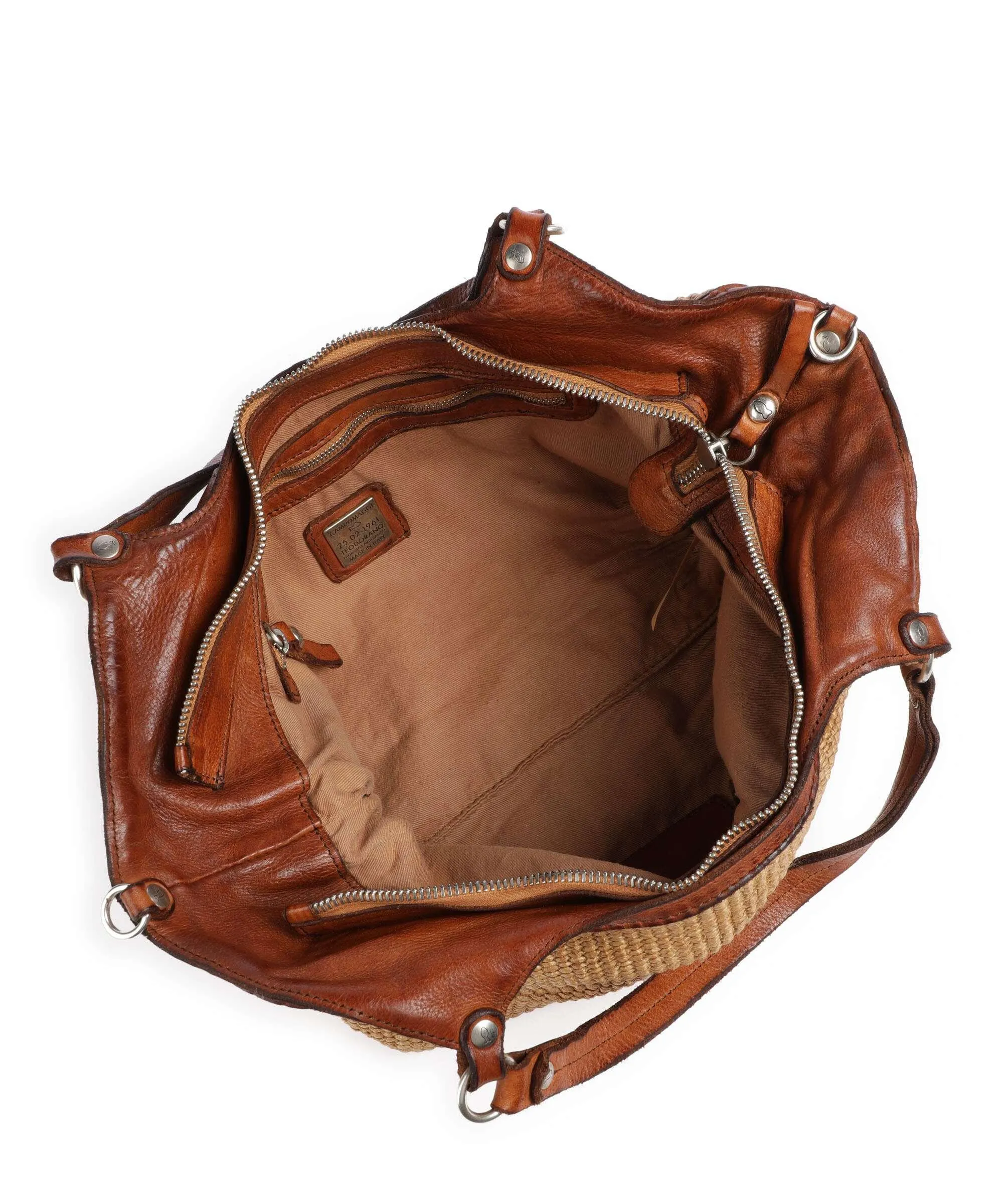 Campomaggi Brown Leather Shopper Bag