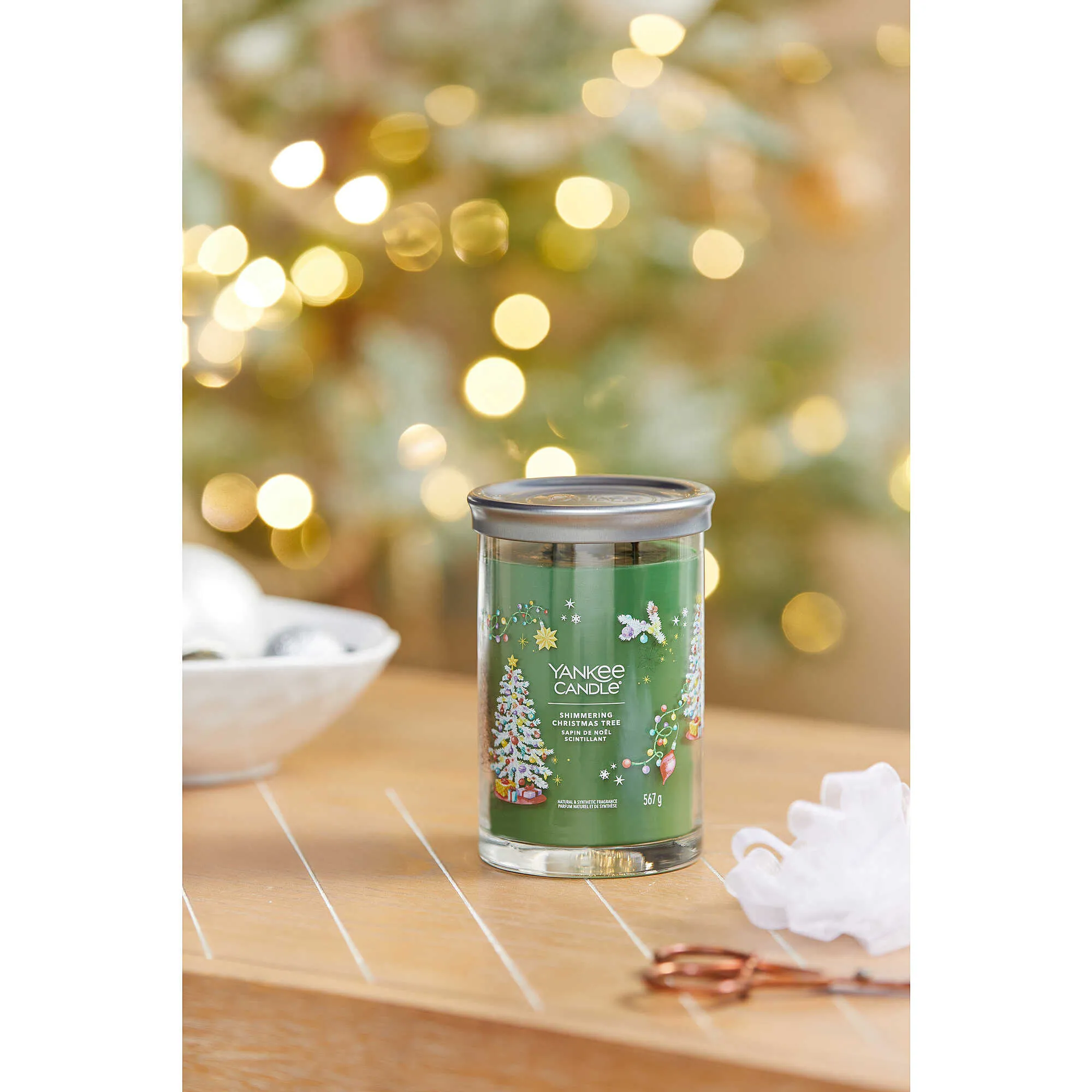 Yankee Candle Large Christmas Tumbler in Green