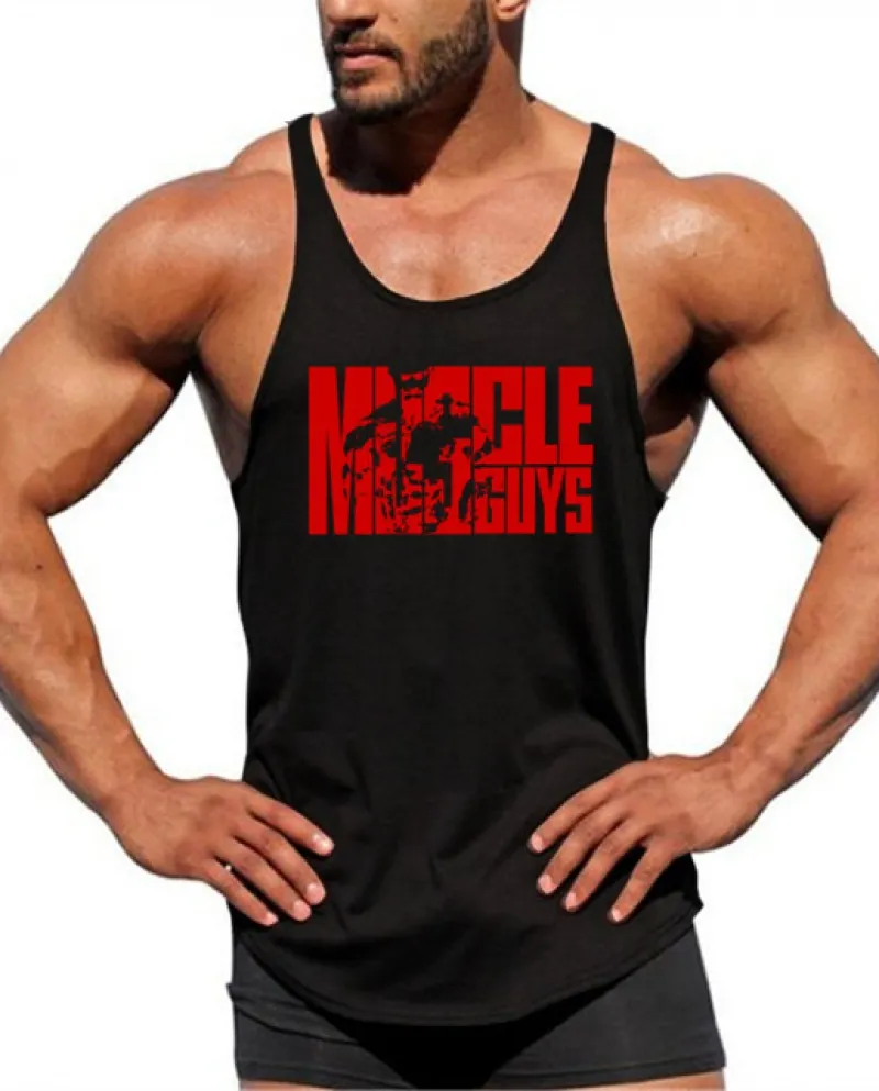 Canotta da bodybuilding professionale Canotta da uomo in cotone da palestra Camicia senza maniche da uomo Gilet fitness da corsa