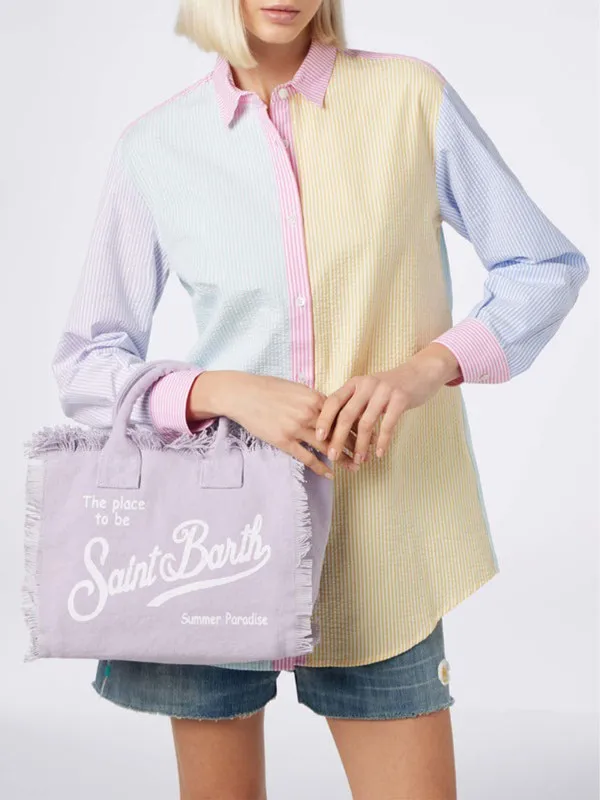 Canvas Lilac Colette Handbag
