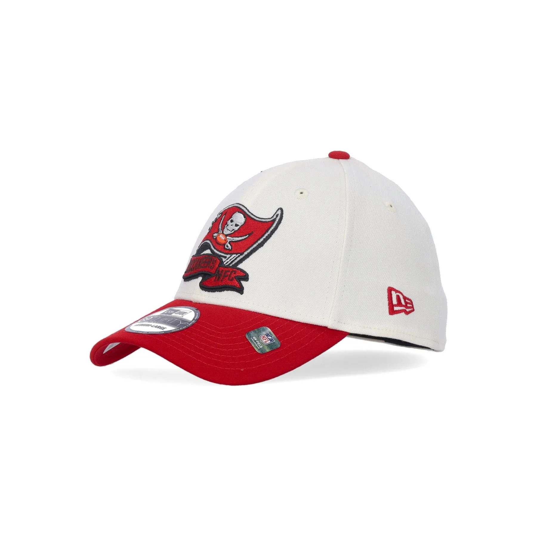Cappellino Visiera Curva Uomo Nfl Sideline 3930 Tambuc Chrome White/original Team Colors