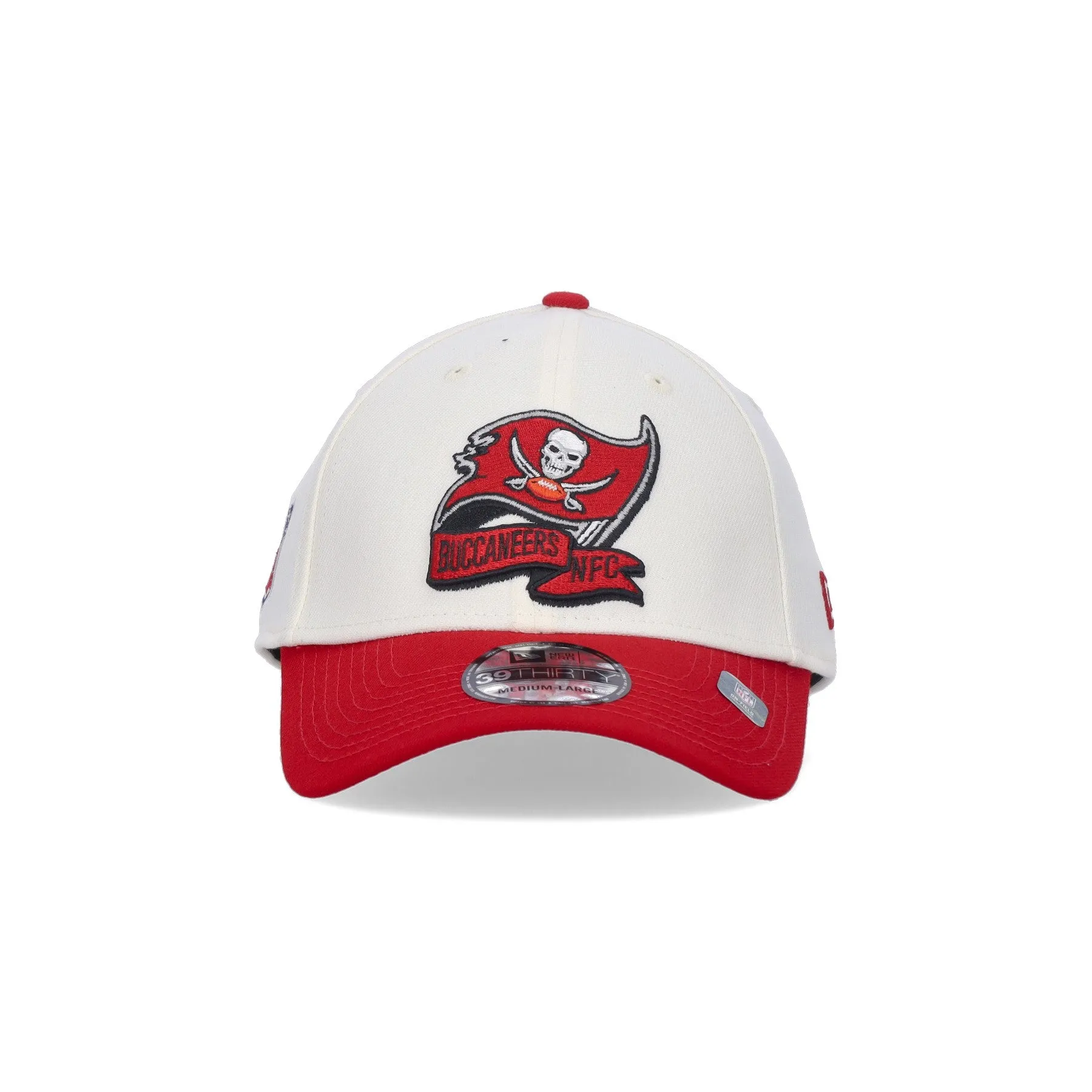 Cappellino Visiera Curva Uomo Nfl Sideline 3930 Tambuc Chrome White/original Team Colors