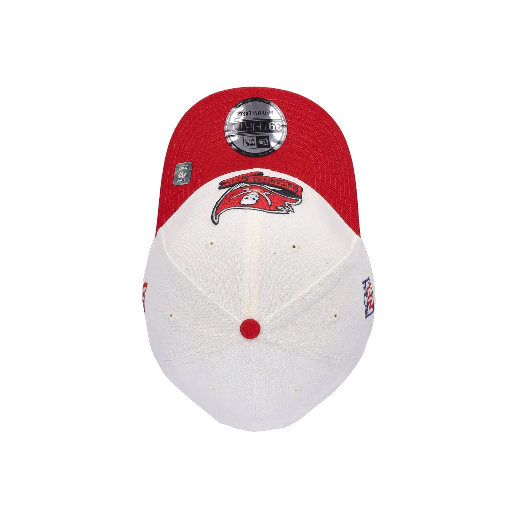 Cappellino Visiera Curva Uomo Nfl Sideline 3930 Tambuc Chrome White/original Team Colors