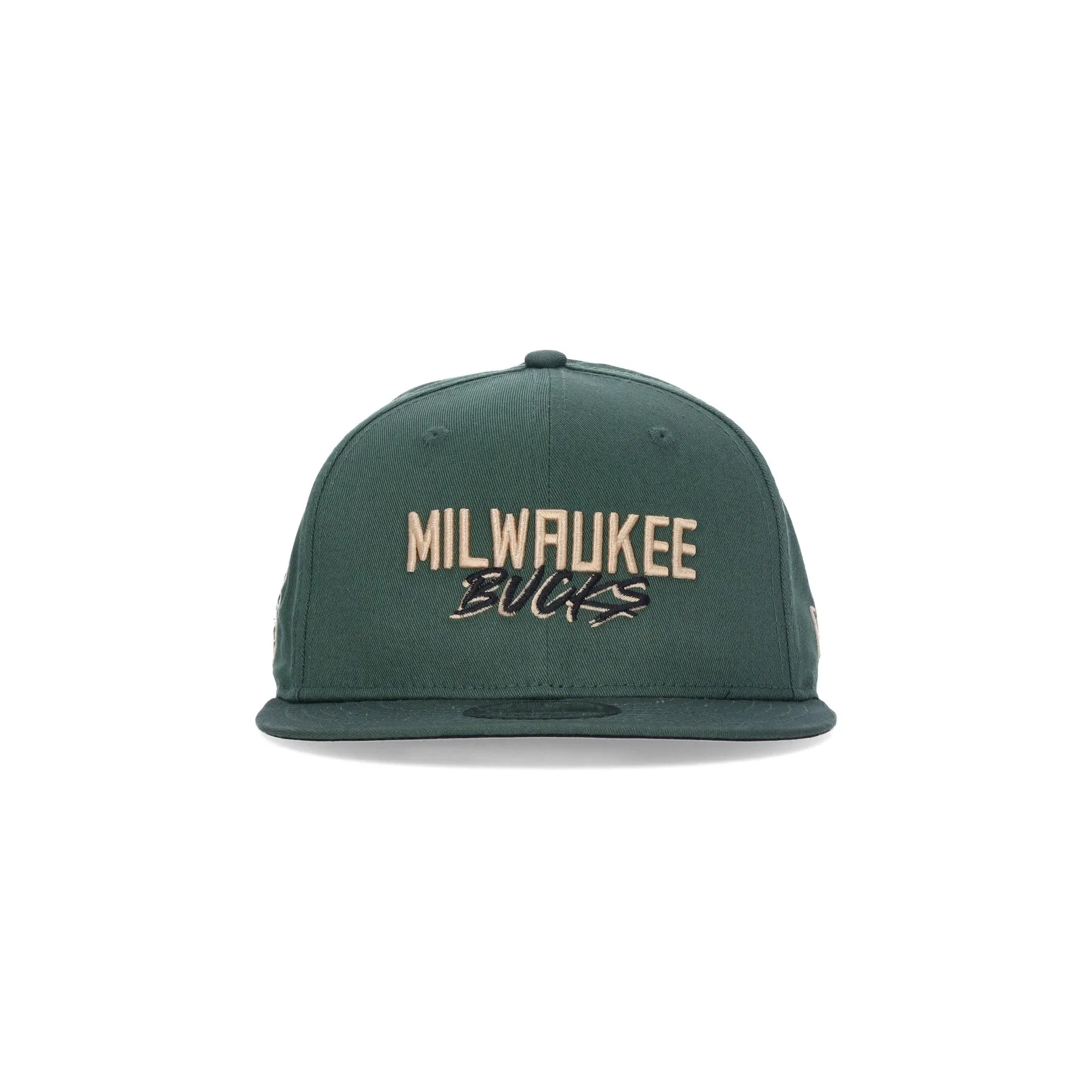 Cappellino Visiera Piatta Uomo Nba Script Team 950 Milbuc Mid Pro Green