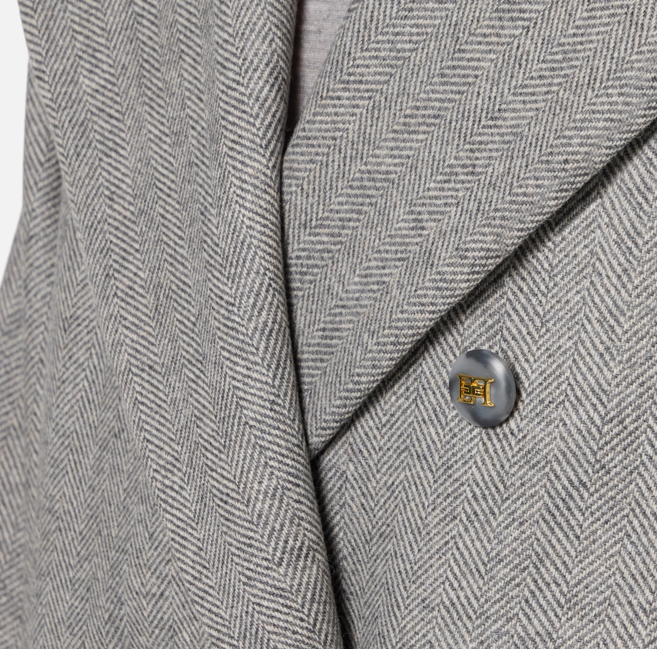Double-Breasted Cotton Overcoat