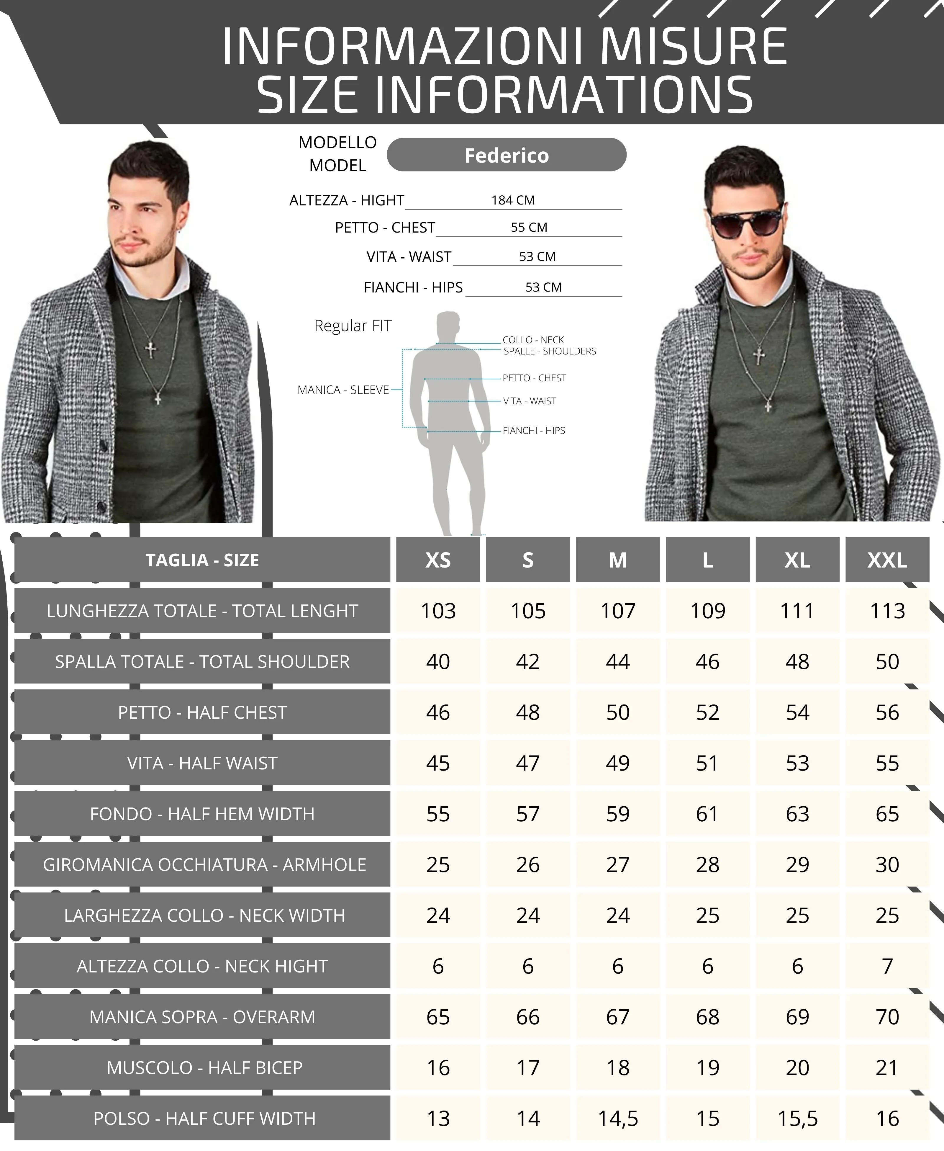 Cappotto - Uomo, Autunno/Inverno - 100% Lana Extrafine - 100% Made in Italy | Brunella Gori