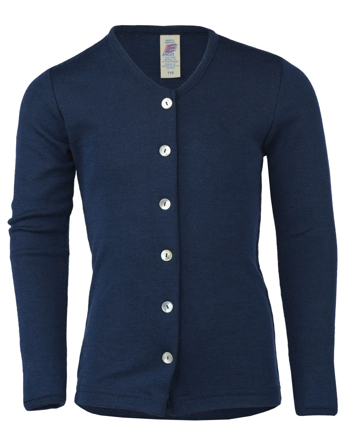 CARDIGAN BAMBINO LANA SETA