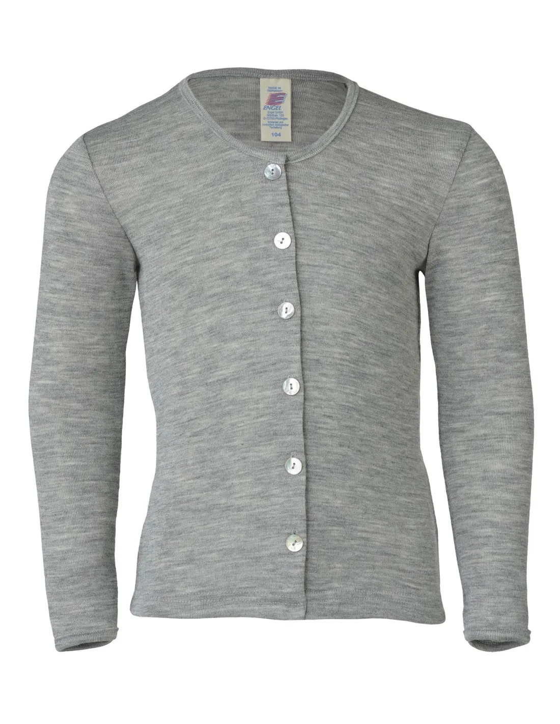 CARDIGAN BAMBINO LANA SETA