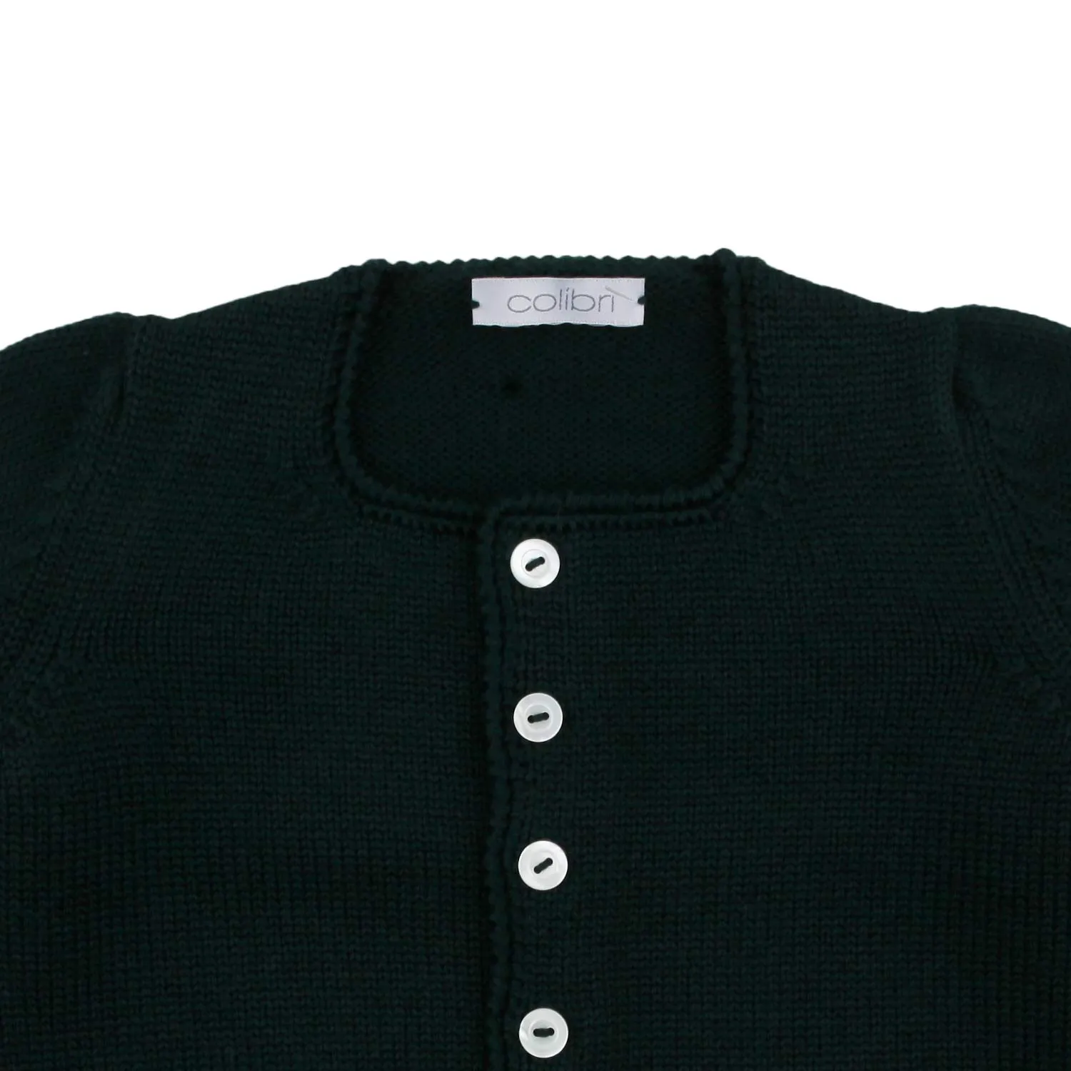 Cardigan Colibri Verde Bimba E Neonata