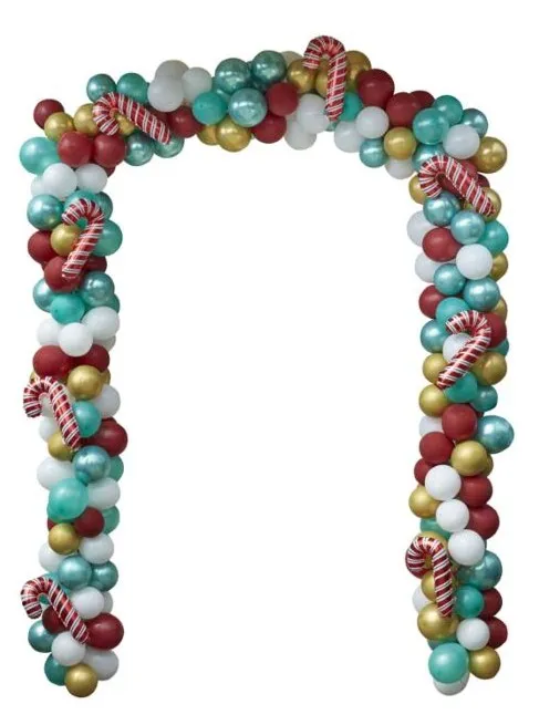 Christmas Balloon Wreath House