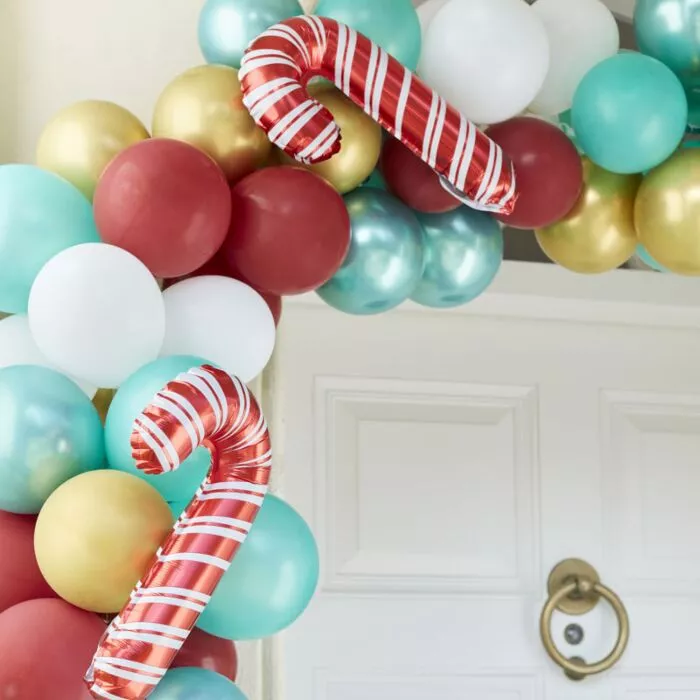 Christmas Balloon Wreath House