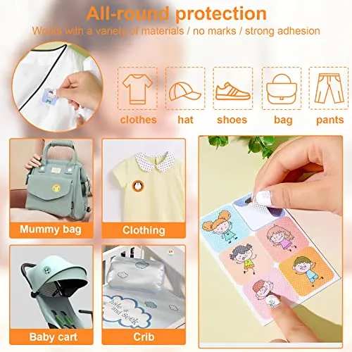 Cerotti repellenti per zanzare, 144 adesivi di adesivi repellenti per zanzare, toppe anti-zanzare per bambini adulti e esterni, 