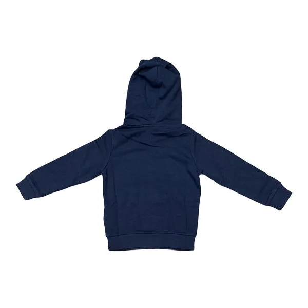 Champion Junior navy brushed cotton sweatshirt with hood