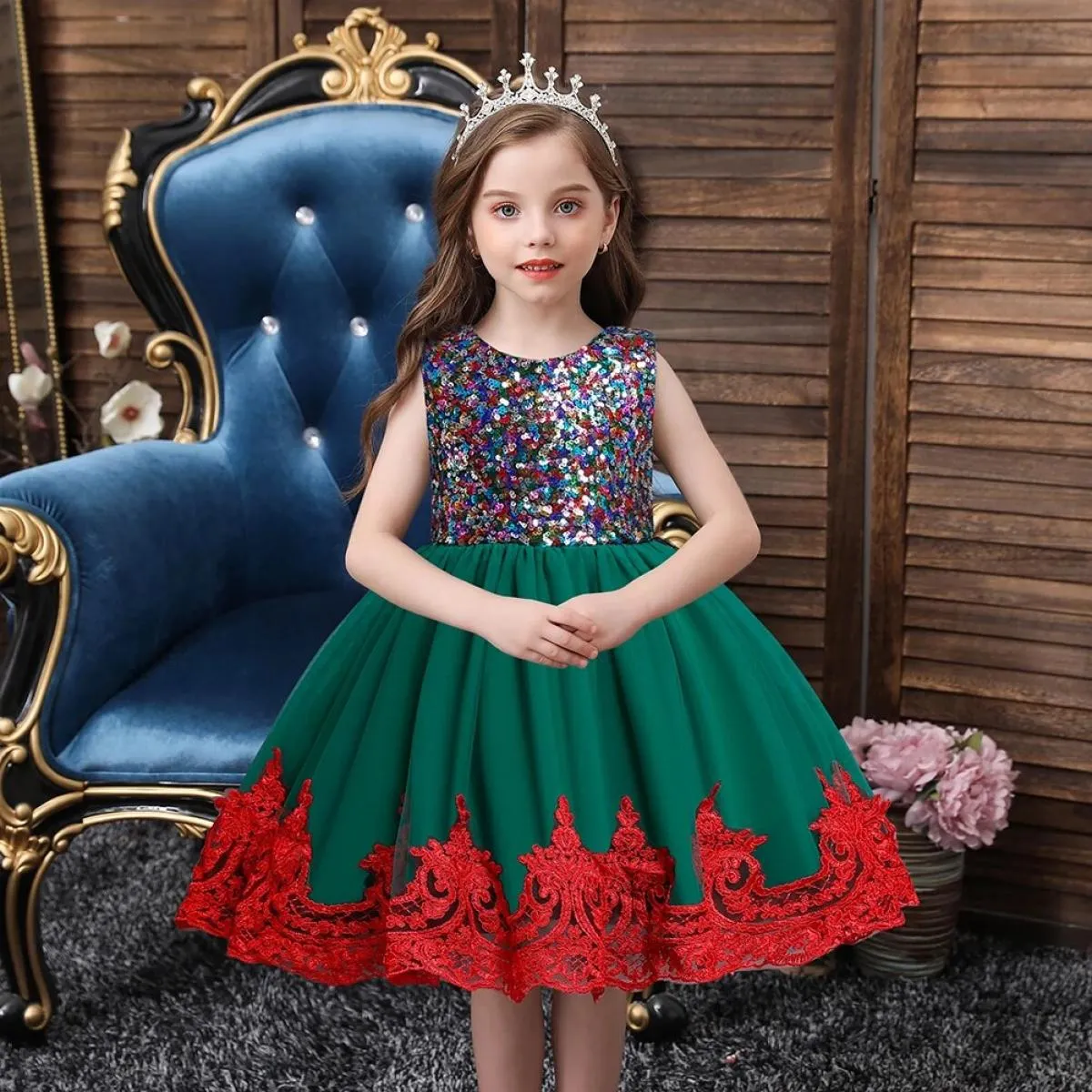 Children's Christmas Dresses for Girls, Kids Party Outfits, Birthday Dresses for Girls, Elegant Party Dresses, Girls' Wedding At
