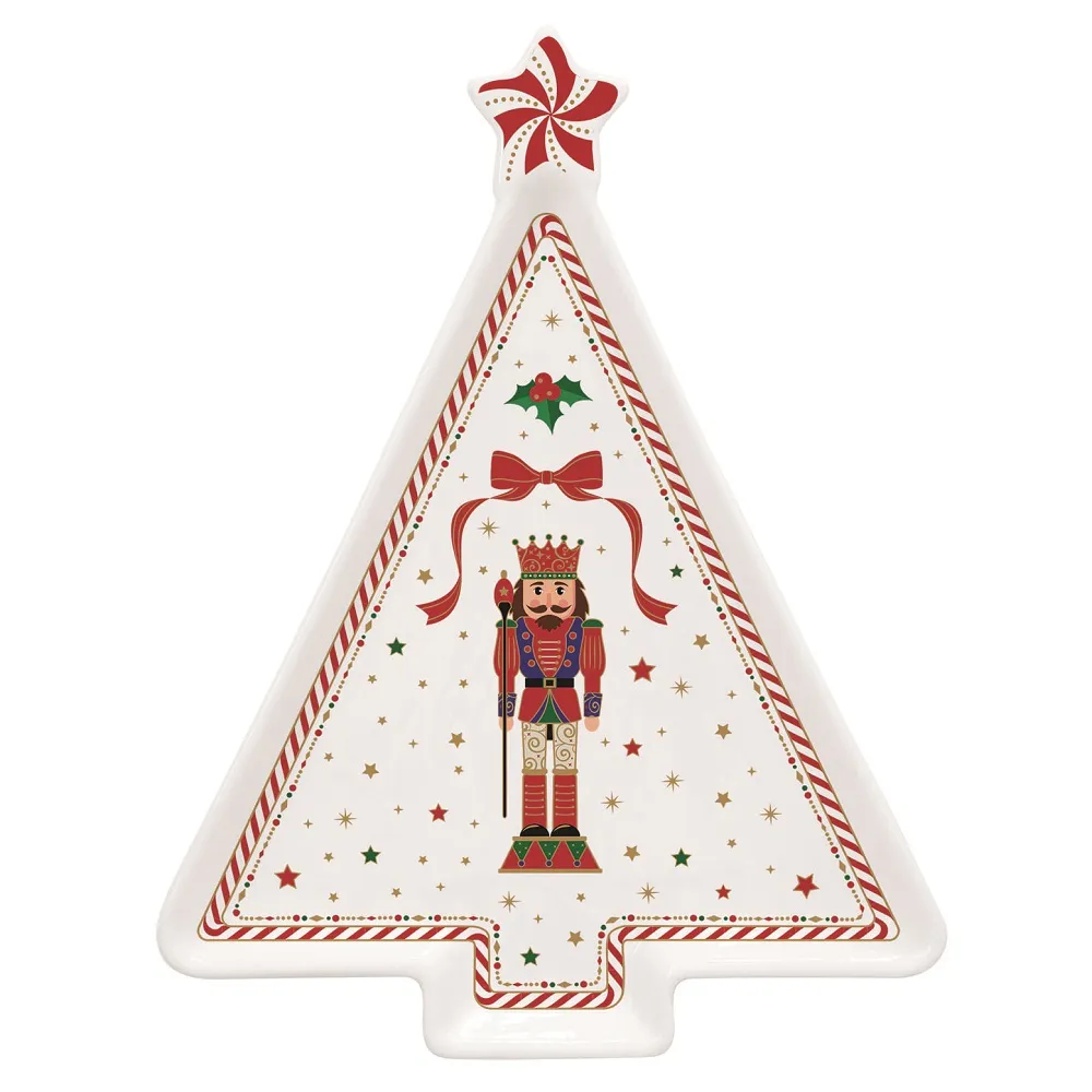 Christmas Tree Plate 'Nutcracker Twist' Easy Life
