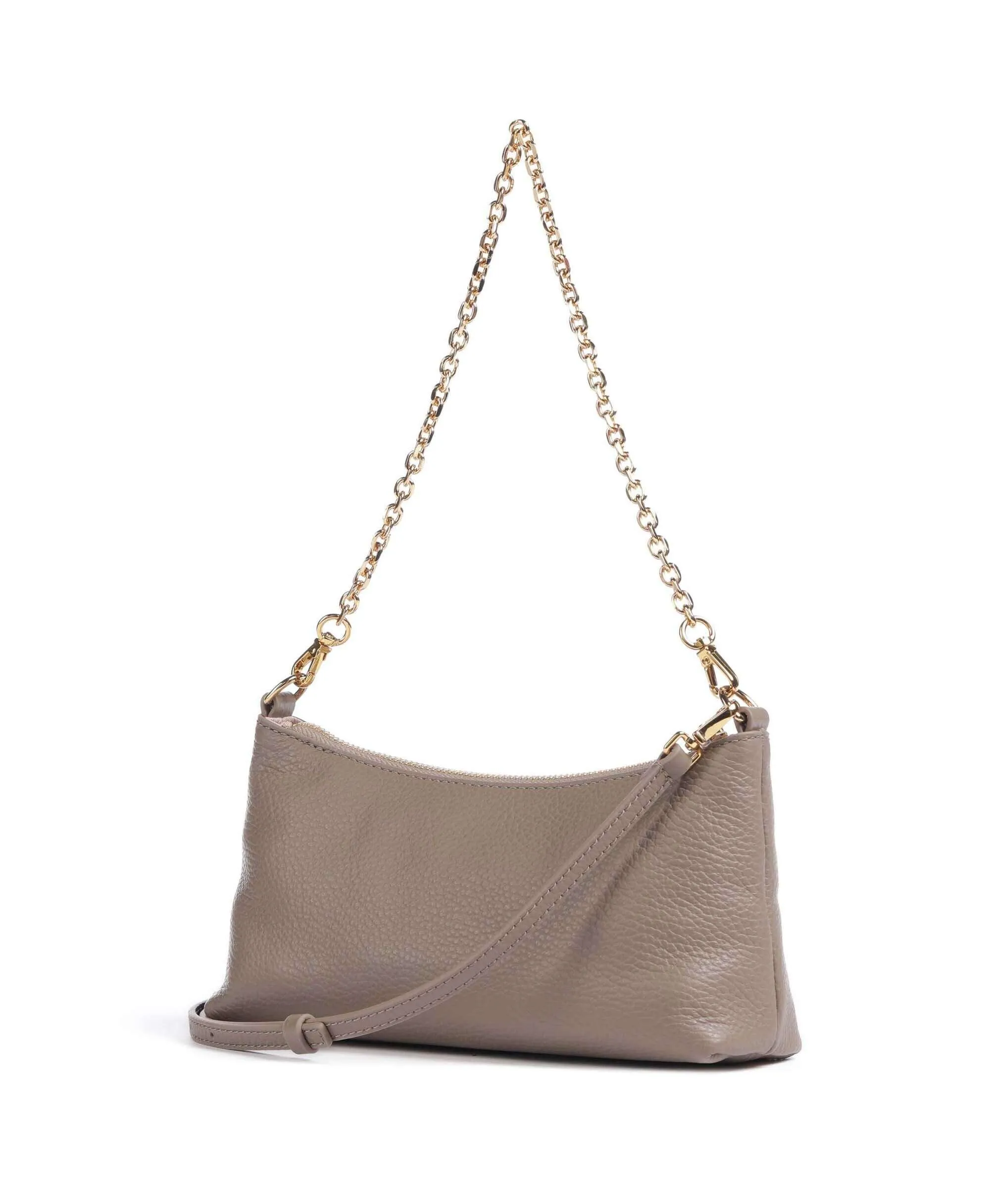  Coccinelle Aura Borsa a spalla pelle granulata taupe  