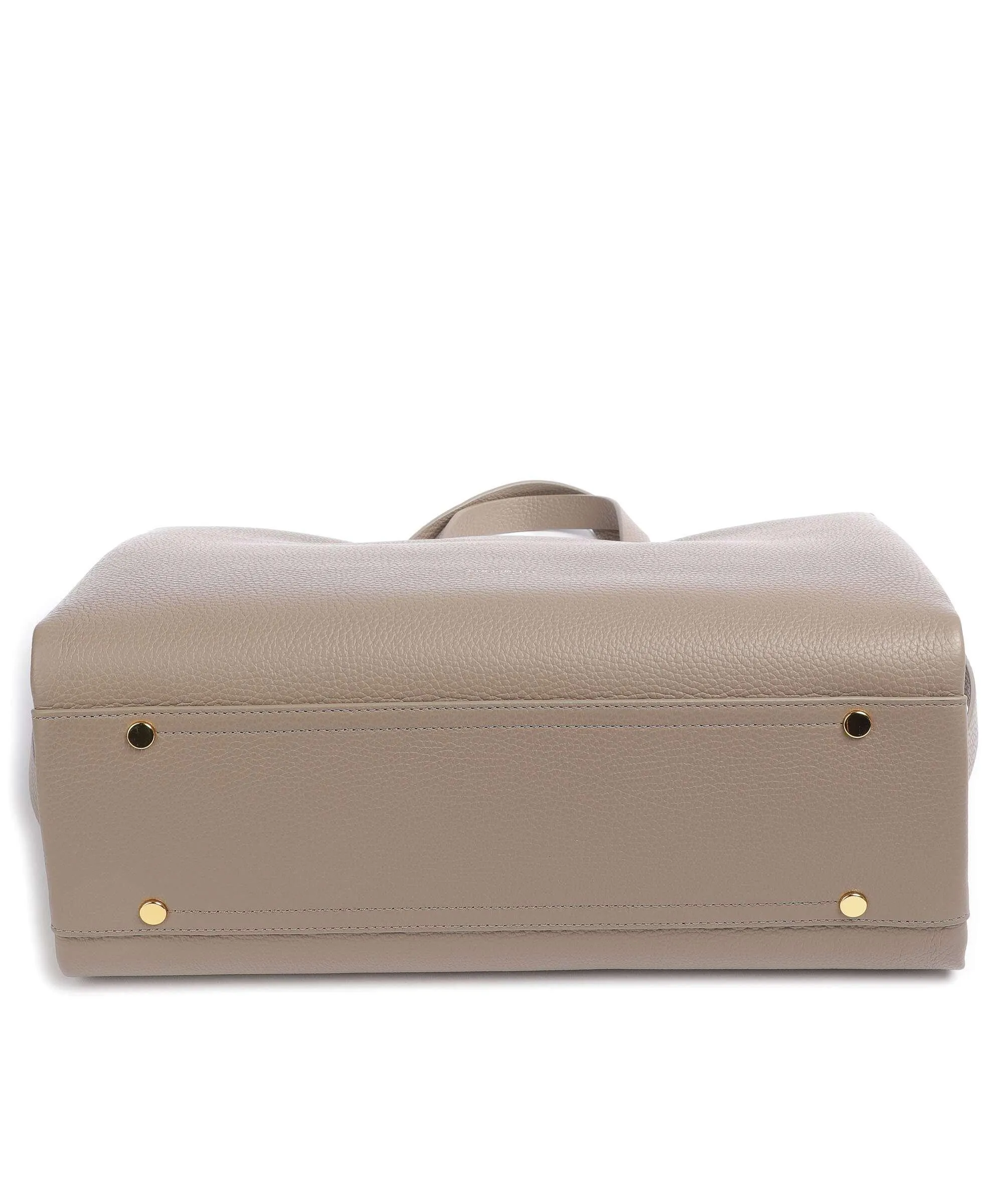 Coccinelle Boheme Taupe Cowhide Leather Handbag