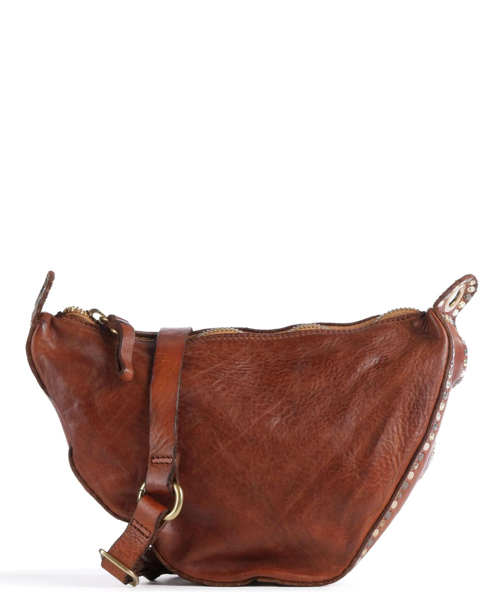 Cognac Cowhide Crossbody Bag by Campomaggi