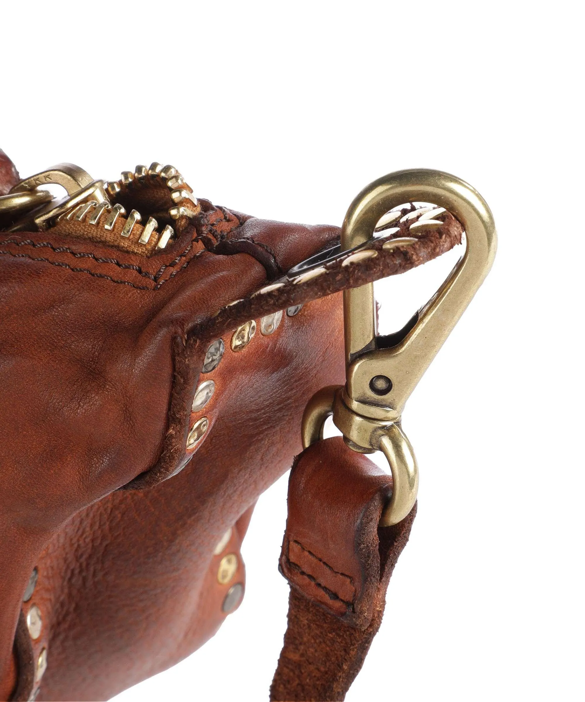 Cognac Cowhide Crossbody Bag by Campomaggi