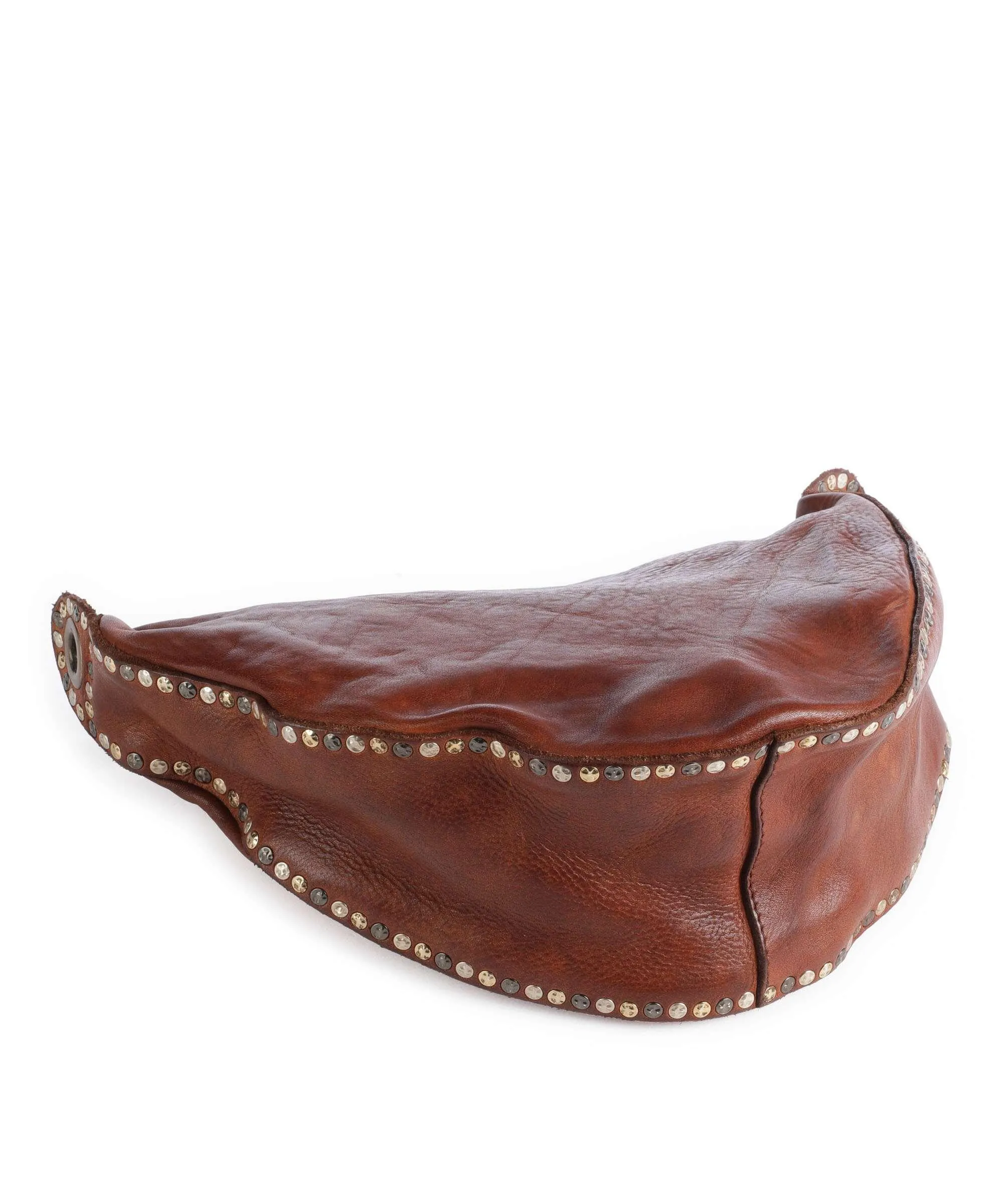 Cognac Cowhide Crossbody Bag by Campomaggi