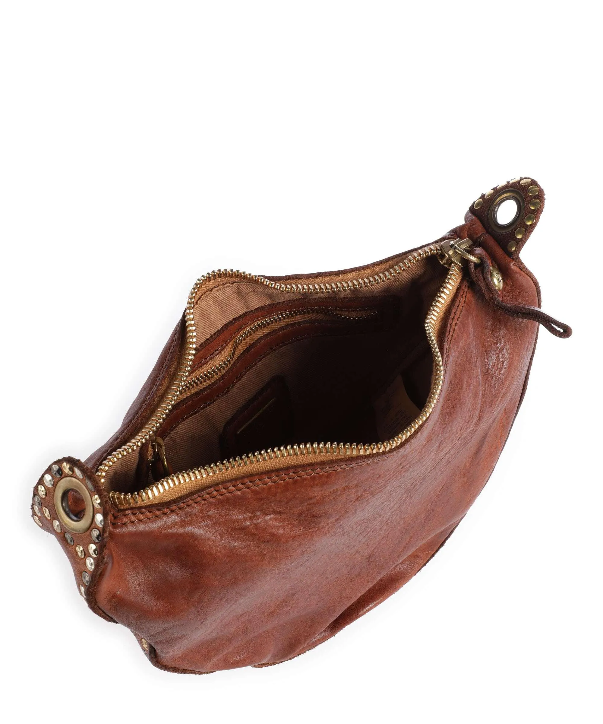 Cognac Cowhide Crossbody Bag by Campomaggi