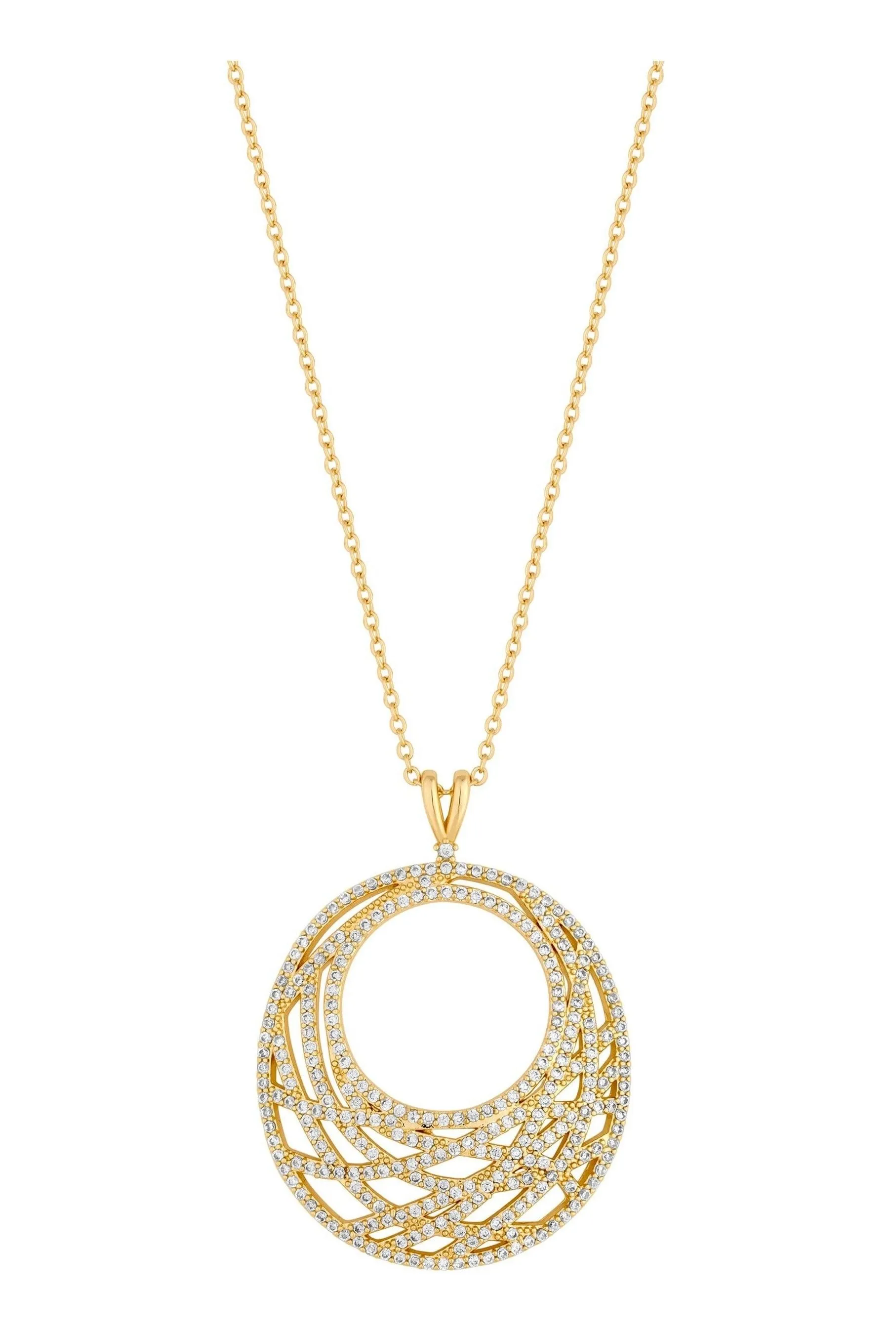 Collana con ciondolo zirconia cubica in offerta