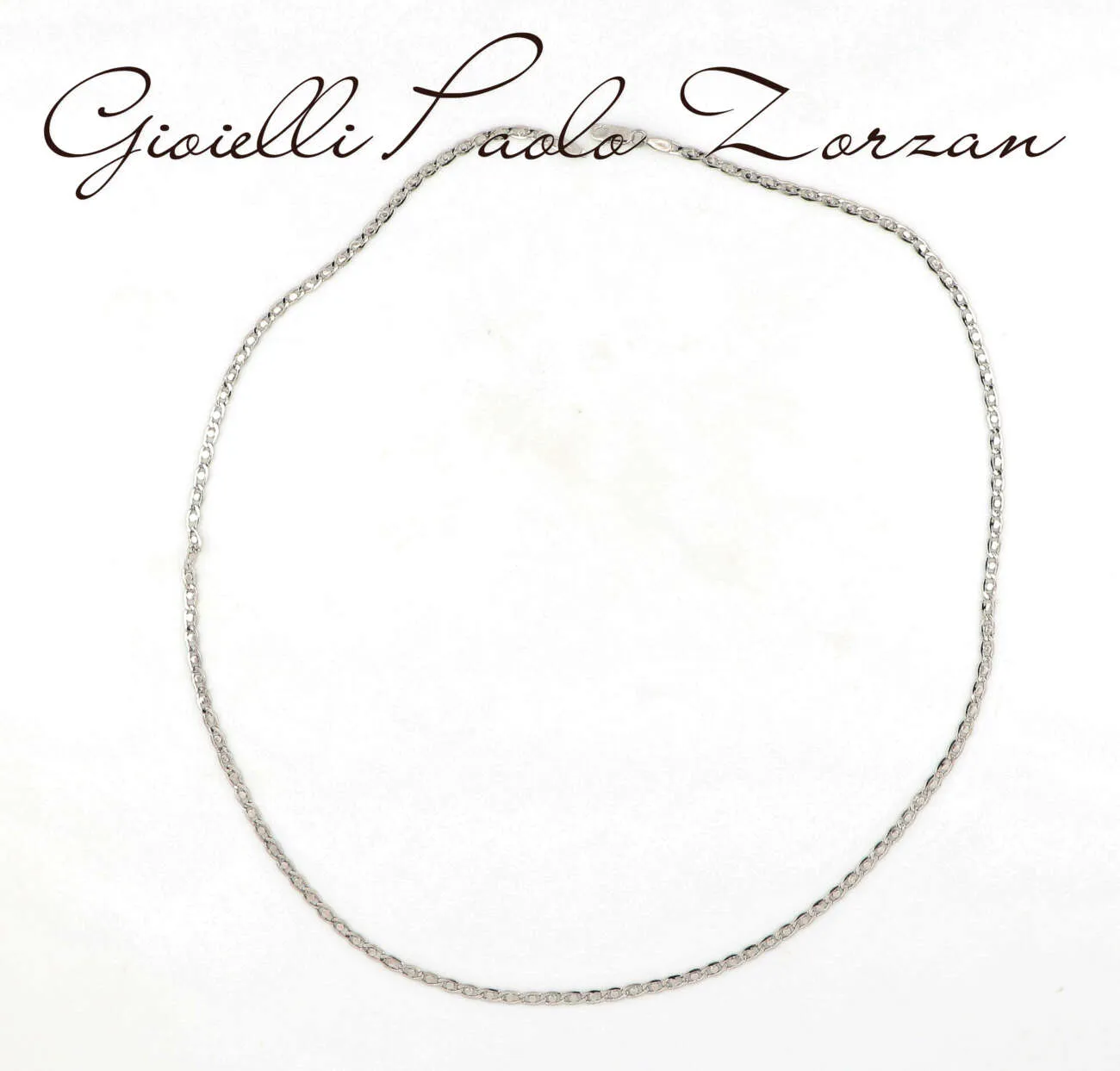Collana uomo in oro bianco DZCOLL20