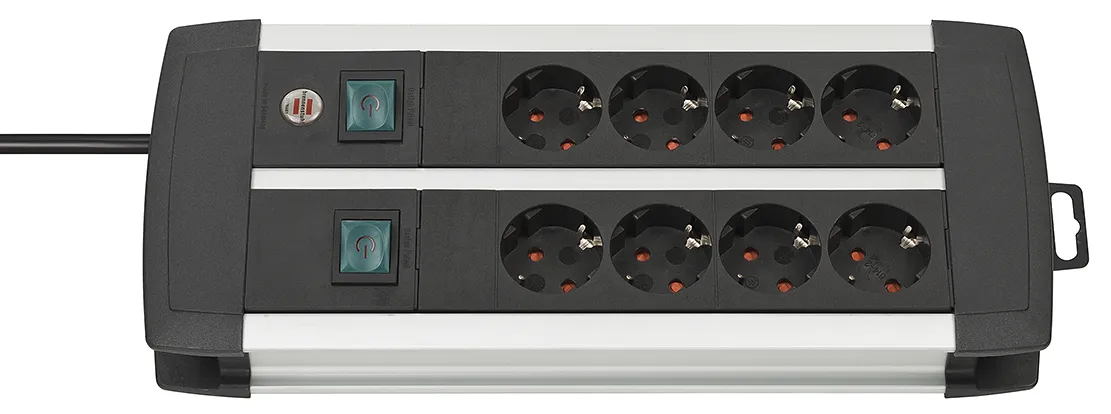 Connettore femmina di prolunga brennenstuhl 3m, 8 prese, 16A