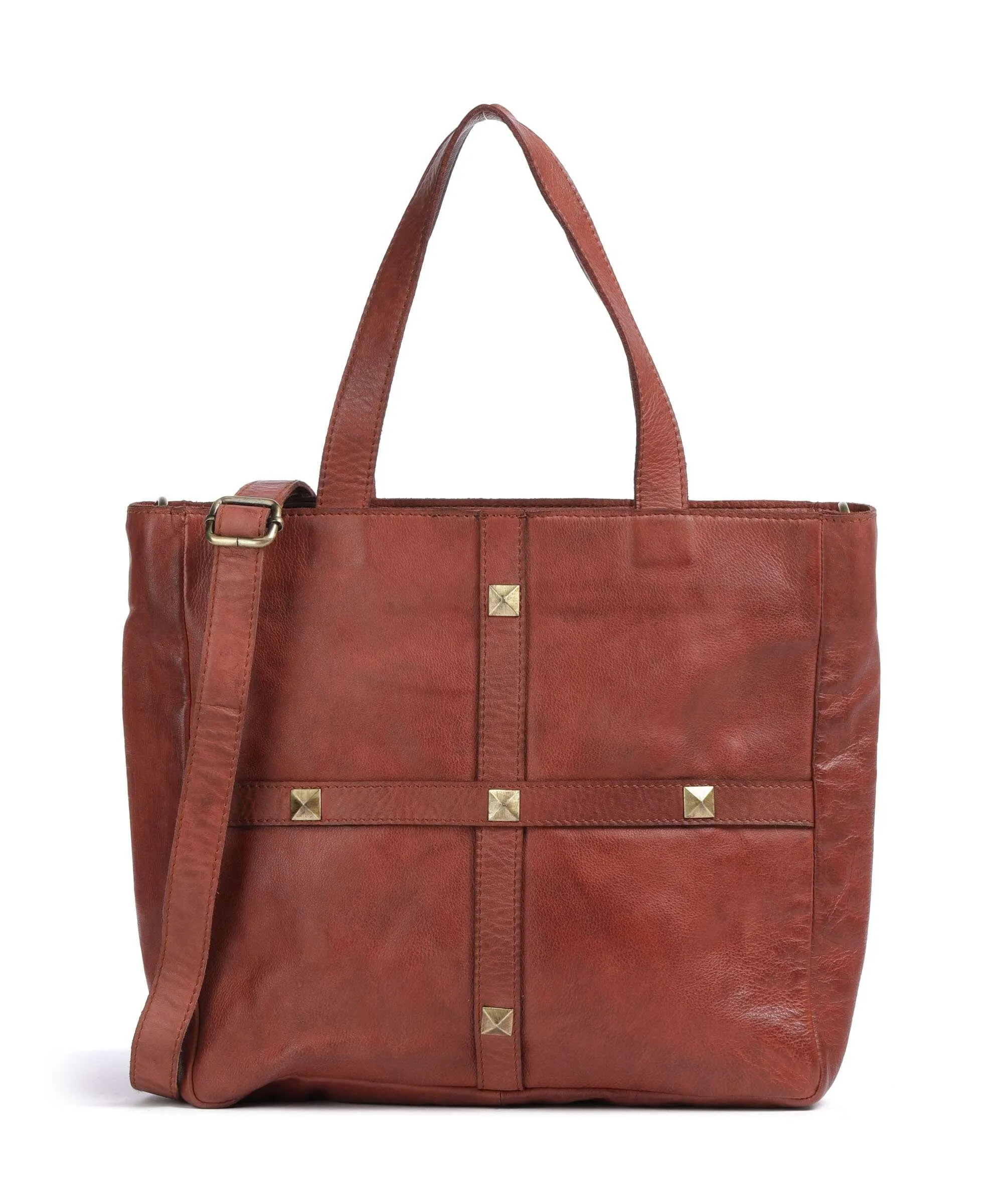 Copper Veal Leather Friedensbrücke 1 Handbag by Taschendieb Wien