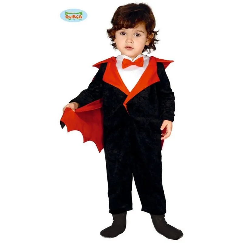 Costume Dracula Baby 6/12 mesi completo - 1 pezzo - Halloween/Carnevale - 100% poliestere