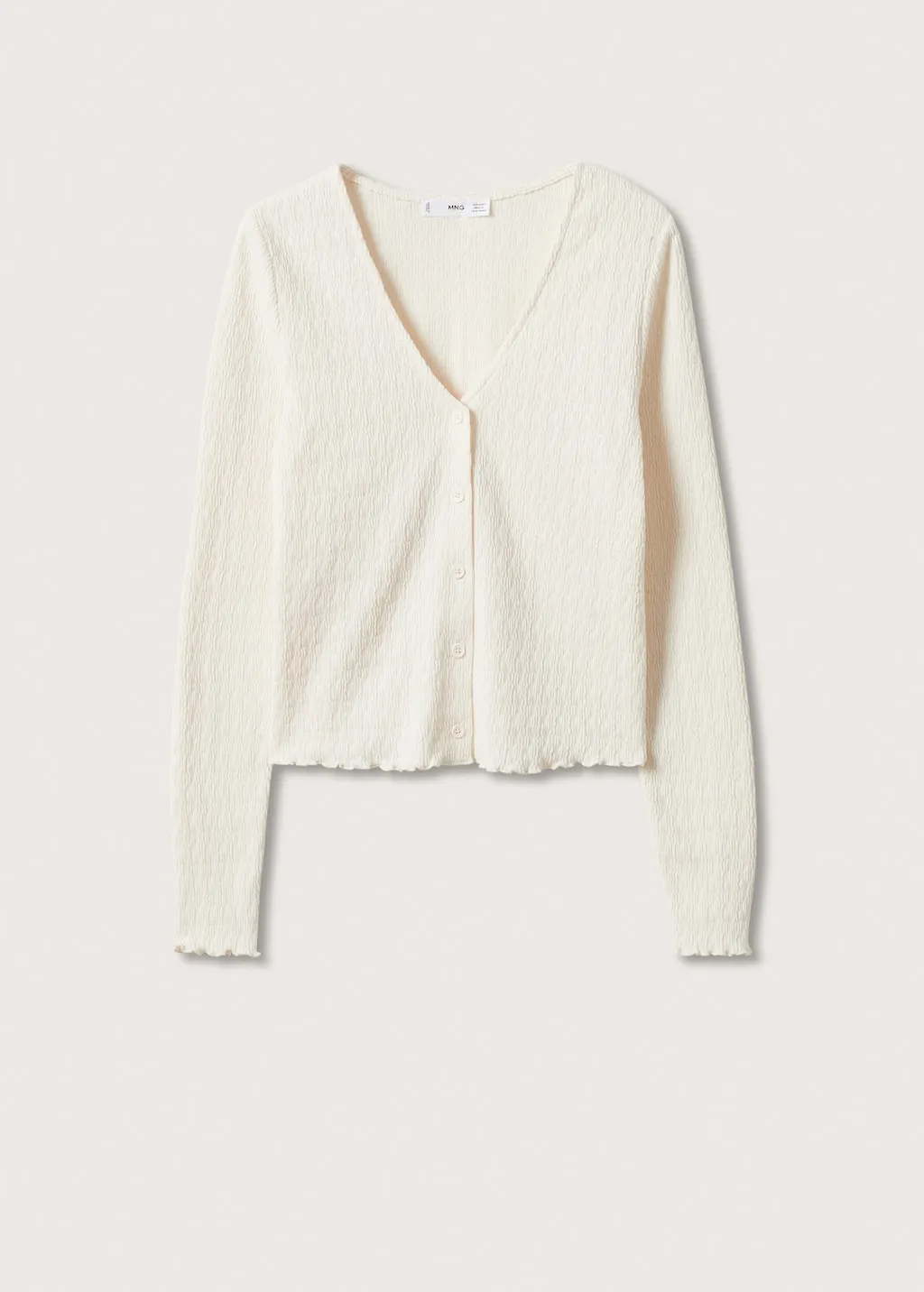 Cotton cardigan fabric