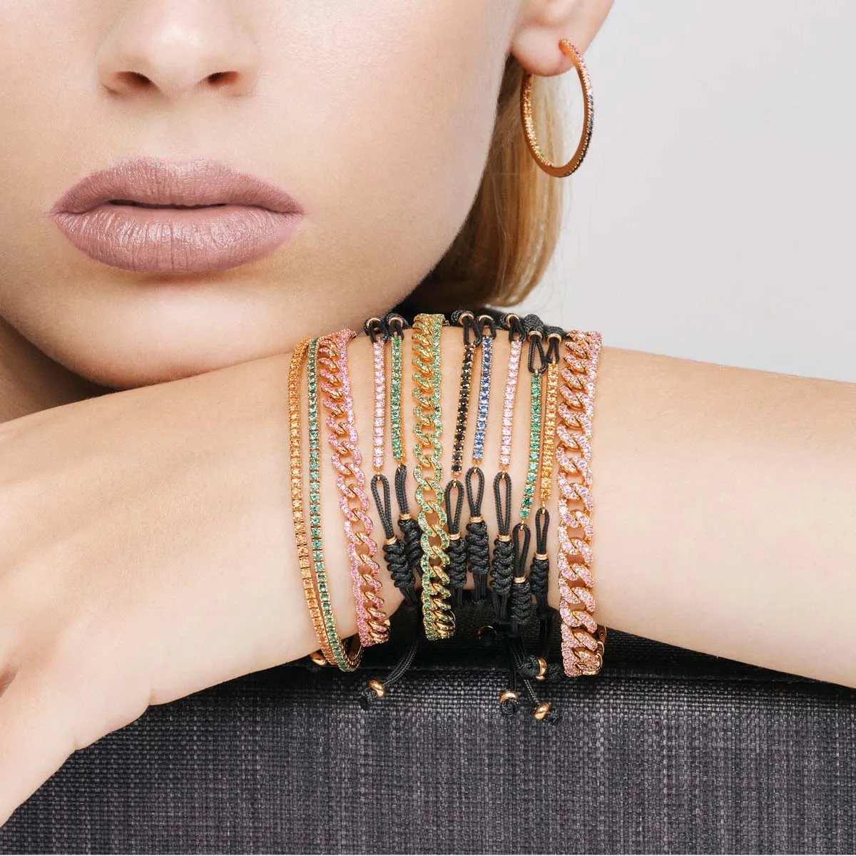 CRIVELLI – Bracciale Tennis Cordino