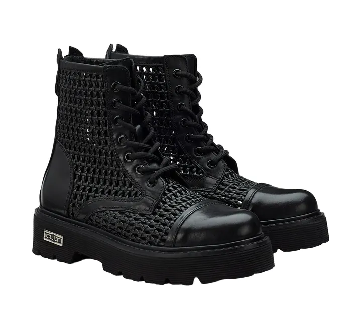 Cult combat boots Slash 4218 Mid black - Women's Best Deals.