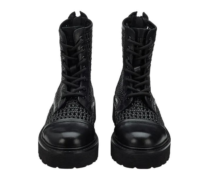Cult combat boots Slash 4218 Mid black - Women's Best Deals.