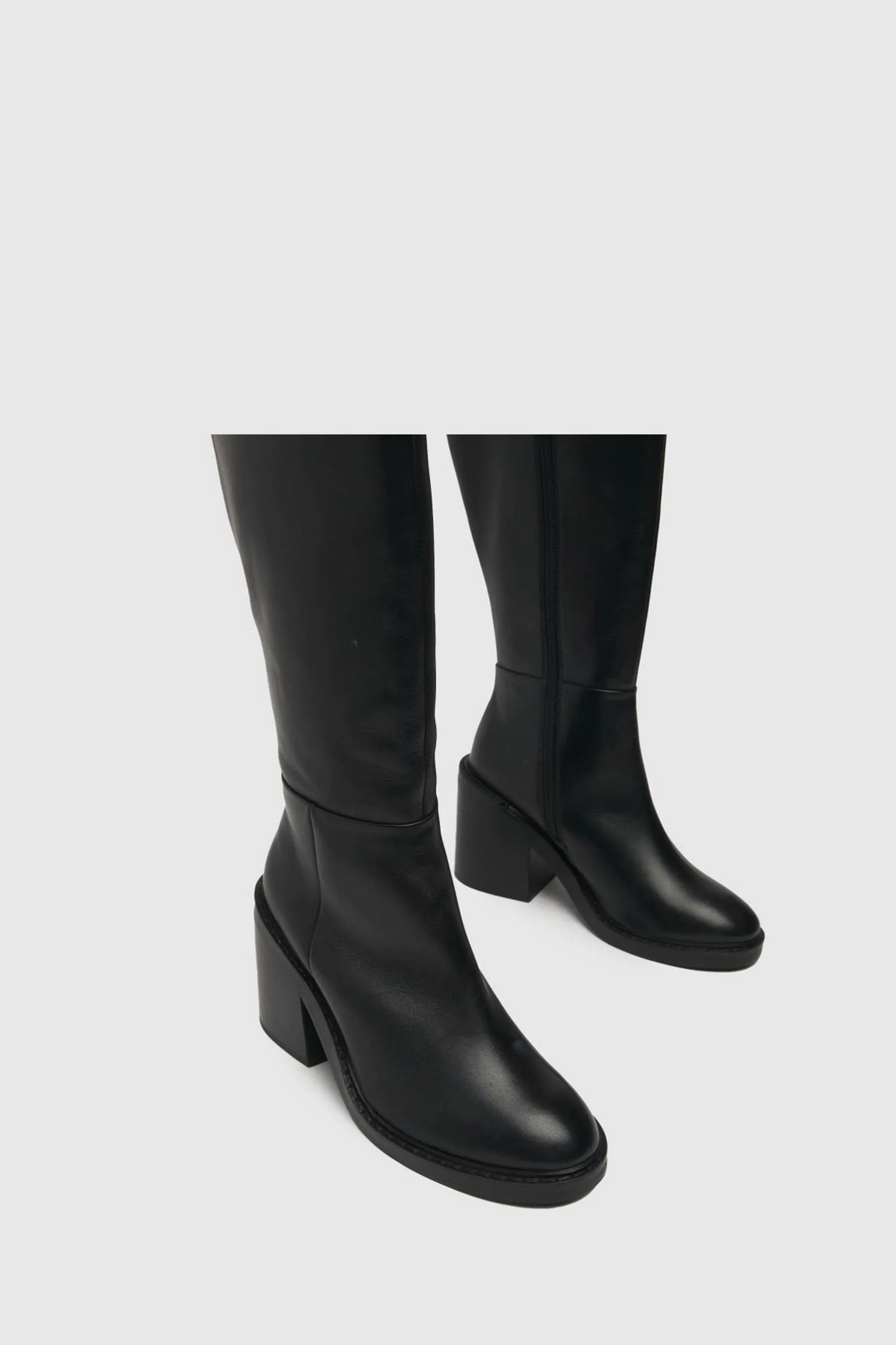 Delaney - Nero al ginocchio - Stivali a plateau - Schuh