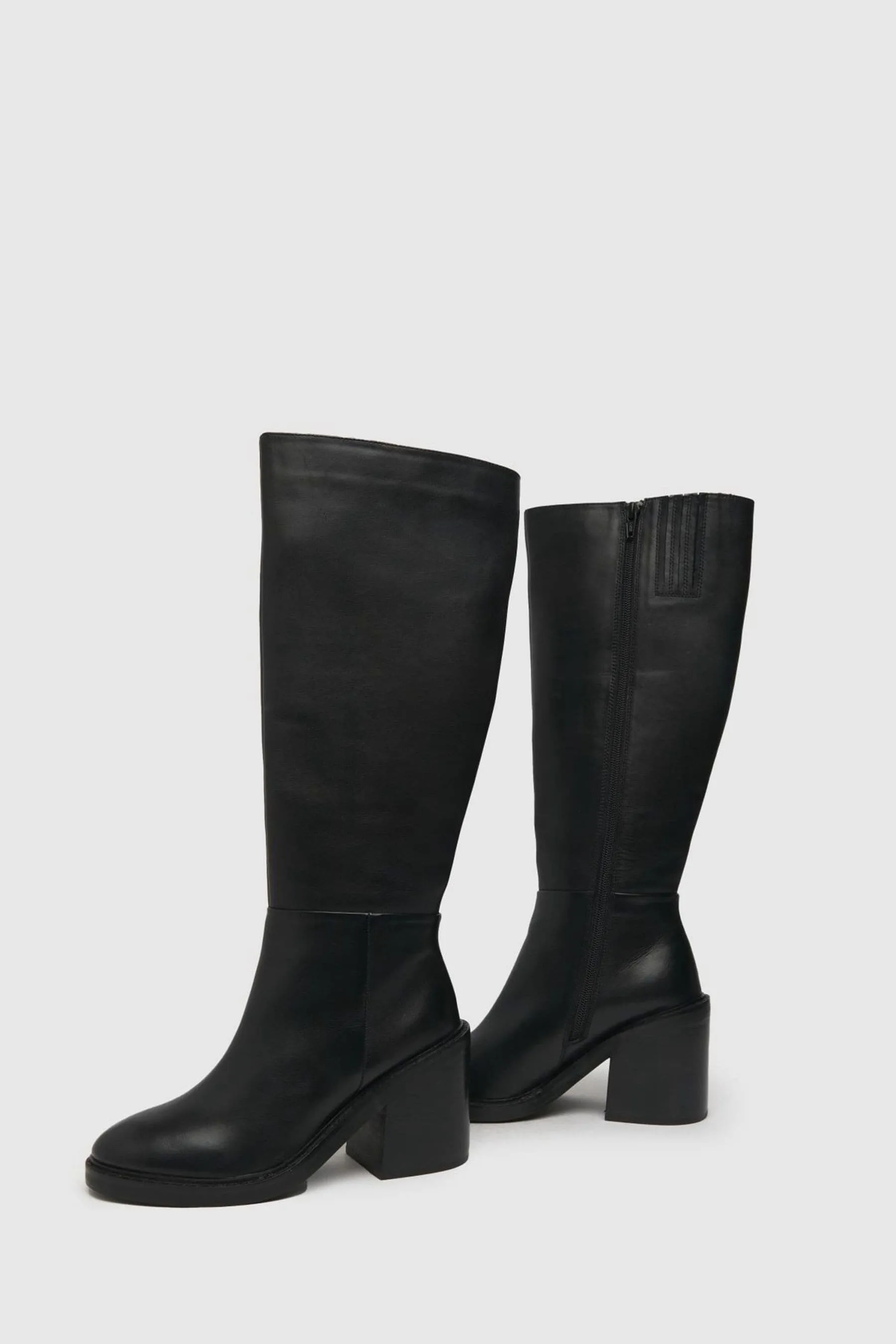 Delaney - Nero al ginocchio - Stivali a plateau - Schuh