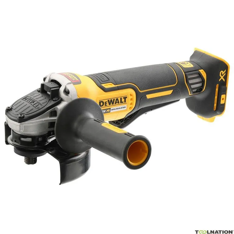 DeWalt DCG413N-XJ Smerigliatrice angolare con interruttore a palette 18v XR 115 mm, senza batteria e caricabatterie nella confez