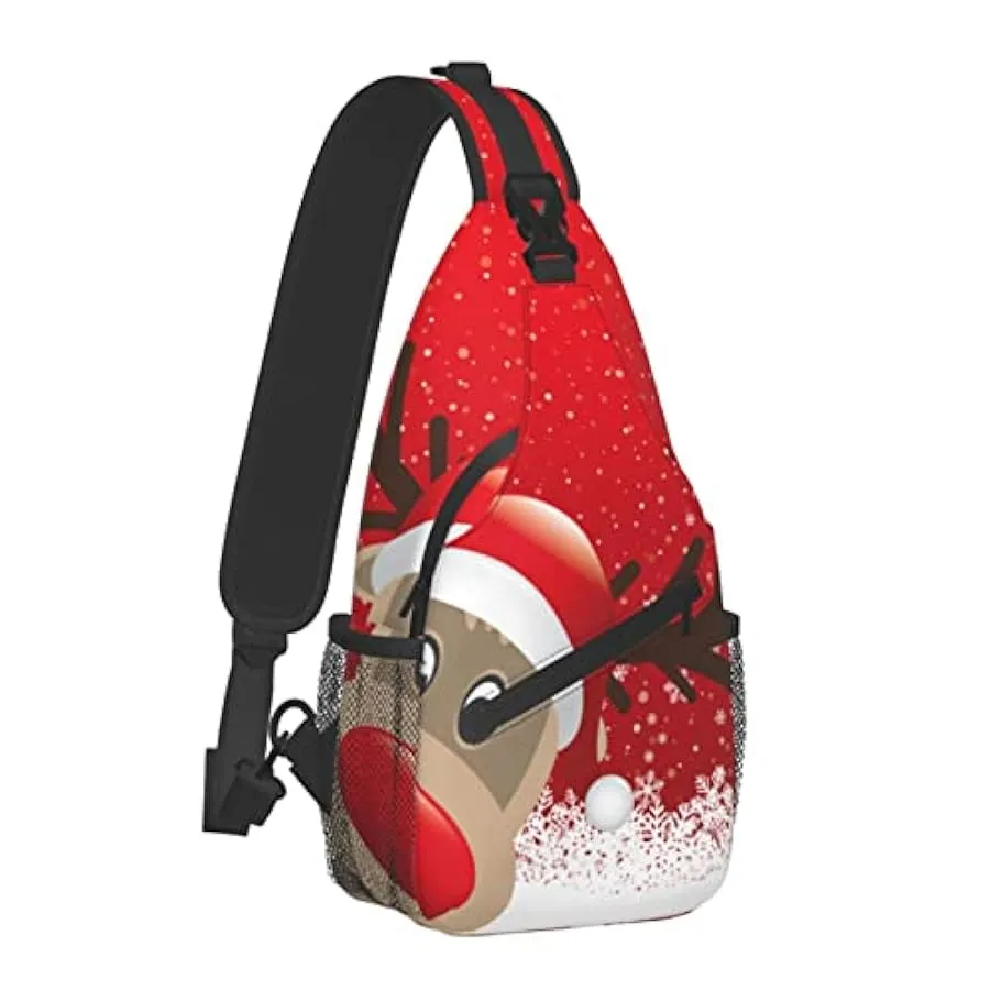 DJNGN Christmas Shoulder Bag, Weekend Outdoor Backpack for Men and Women